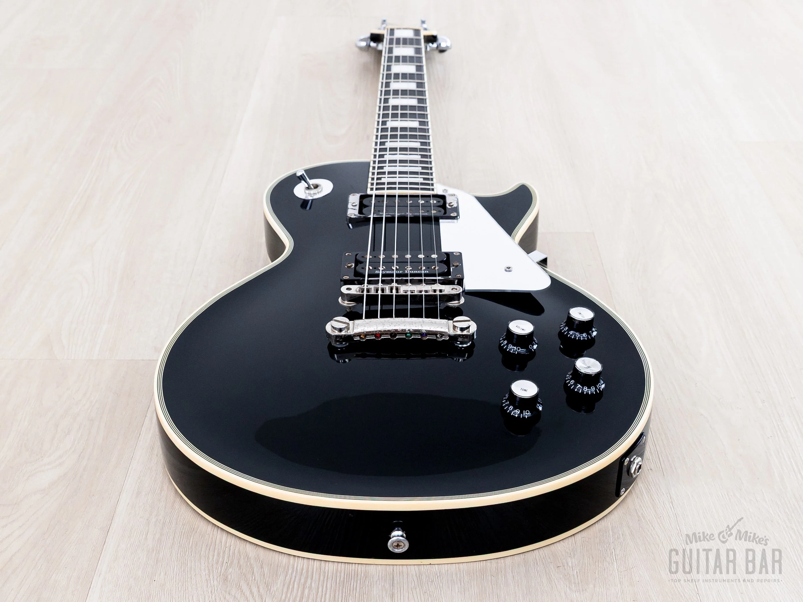 2007 ESP Edwards E-LP-92CD JS John Sykes Custom Black Beauty w/ Seymour Duncan, Japan - Image 10