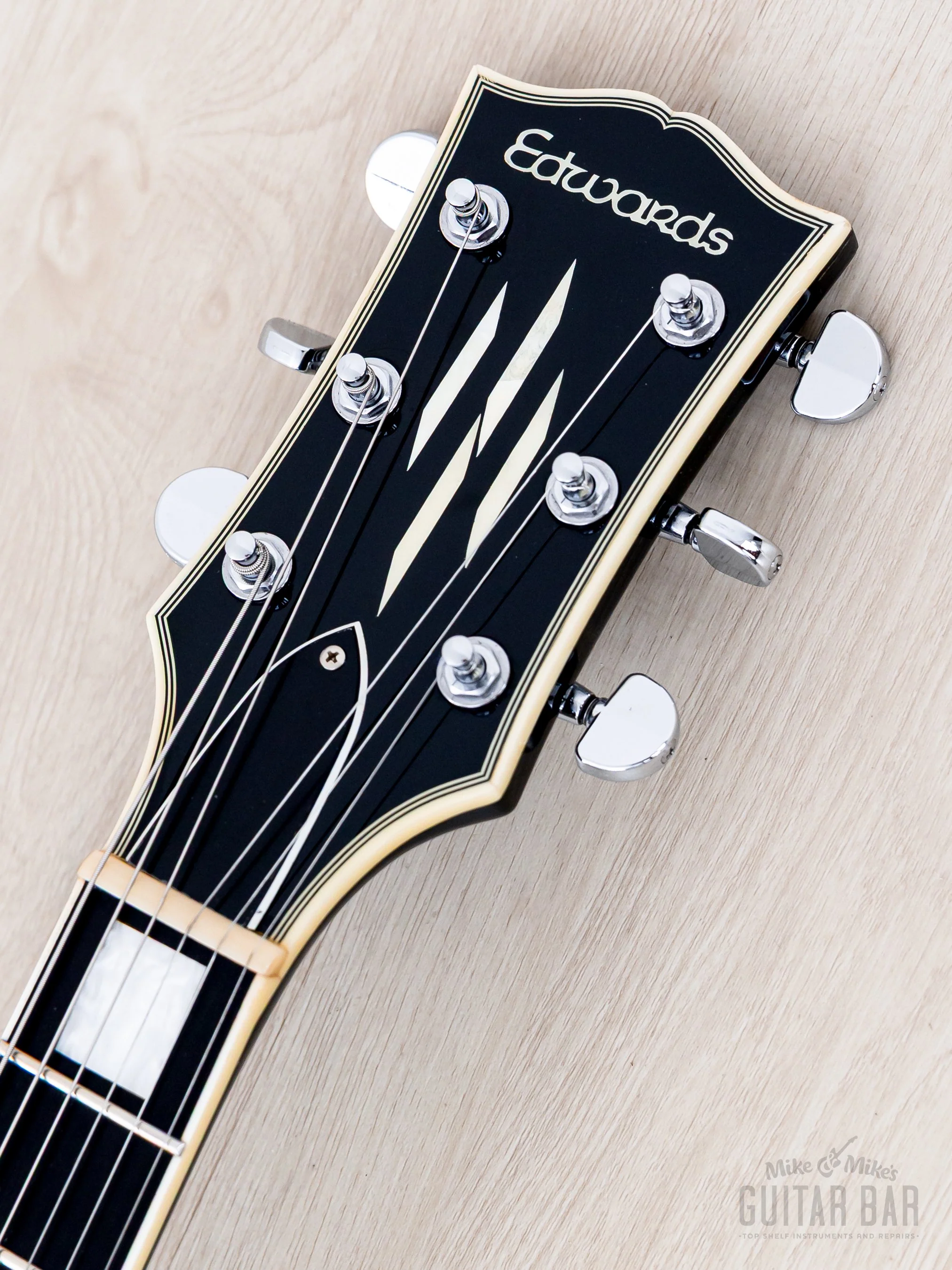 2007 ESP Edwards E-LP-92CD JS John Sykes Custom Black Beauty w/ Seymour Duncan, Japan - Image 4
