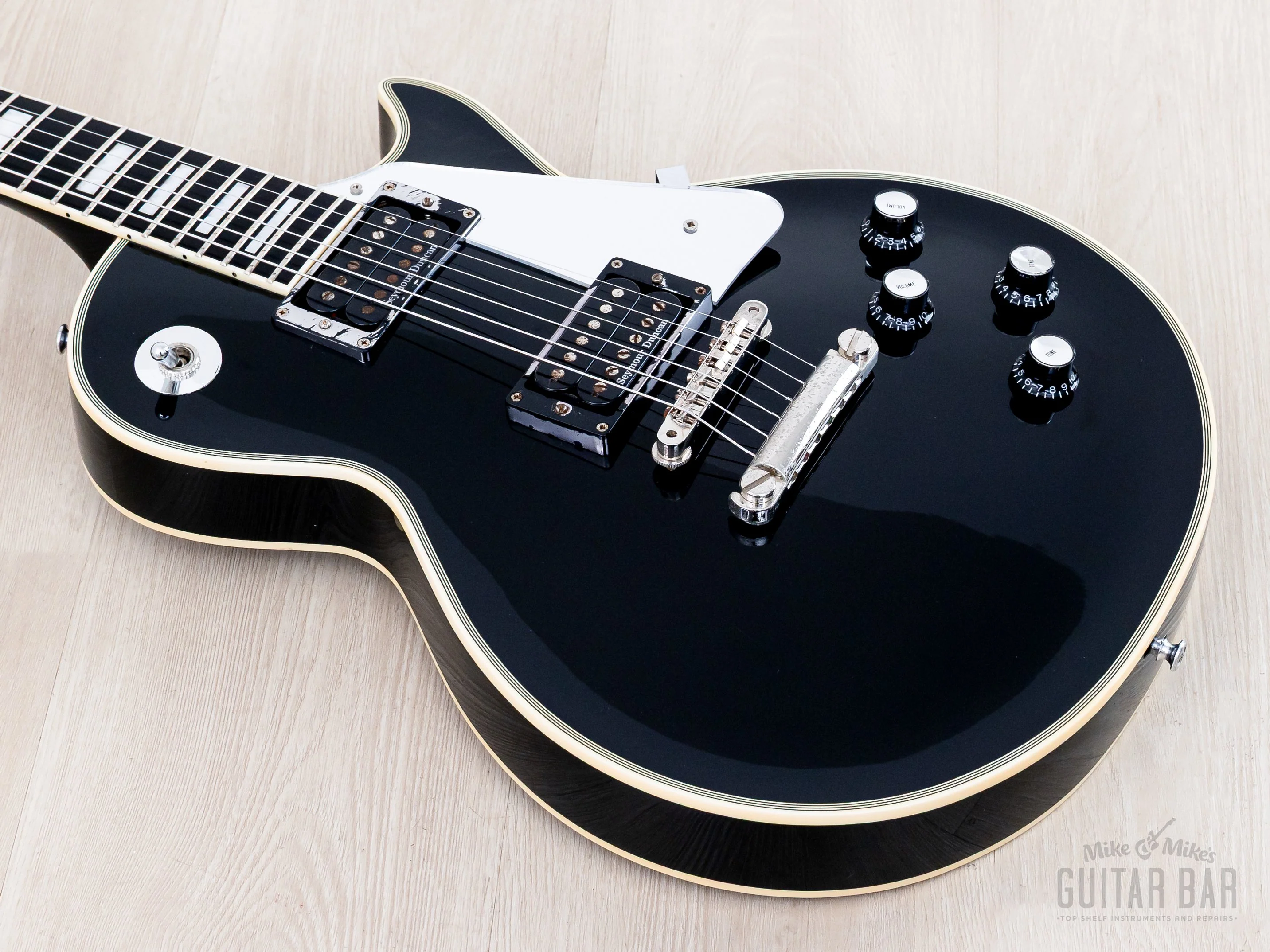 2007 ESP Edwards E-LP-92CD JS John Sykes Custom Black Beauty w/ Seymour Duncan, Japan - Image 9