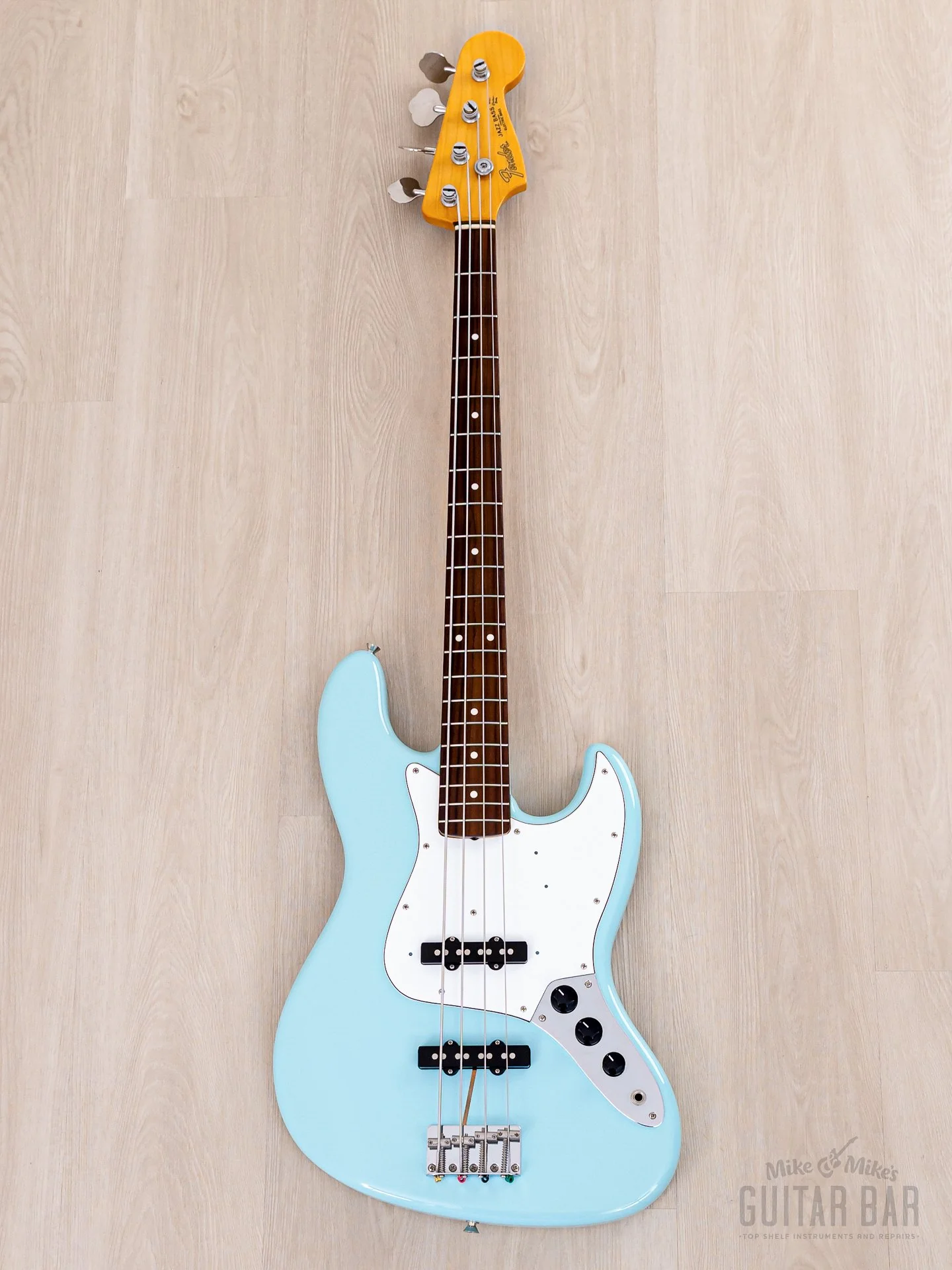 2007 Fender Jazz Bass ‘62 Vintage Reissue JB62 Sonic Blue, Japan CIJ - Image 2