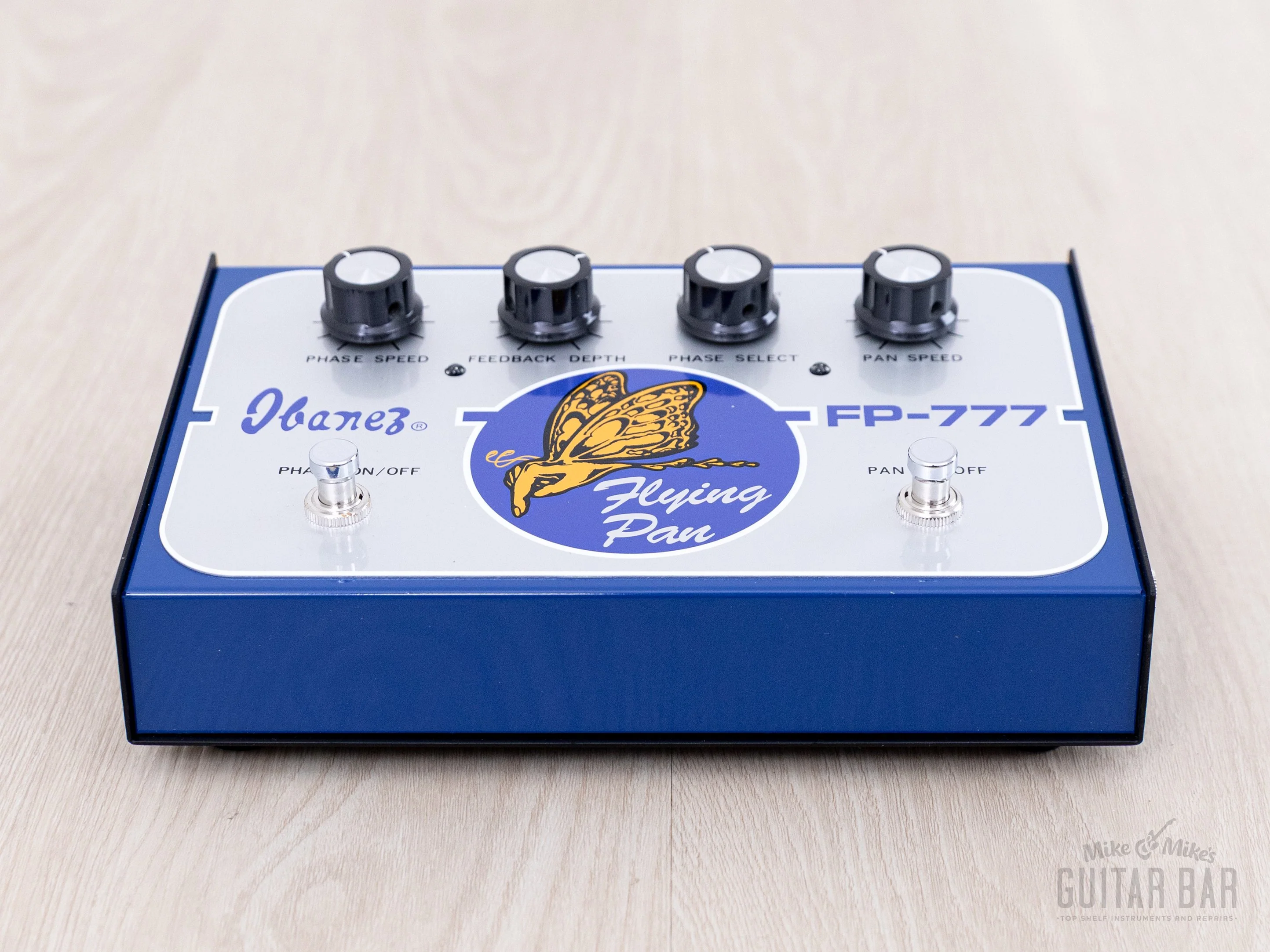 2007 Ibanez FP-777 Flying Pan Vintage Reissue Phaser Stereo Guitar Effects Pedal w/ Box, Japan - Image 3