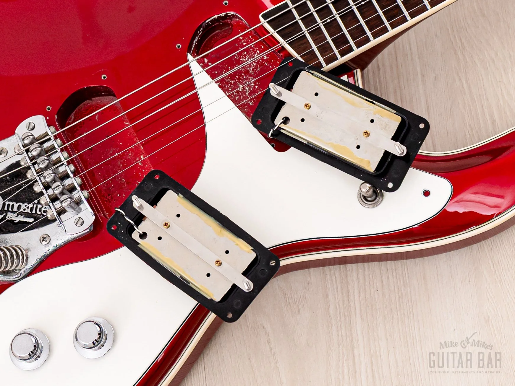 2007 Mosrite USA Ventures Model American Standard Mark I 1963 Sidejack w/ Case & Tags - Image 16