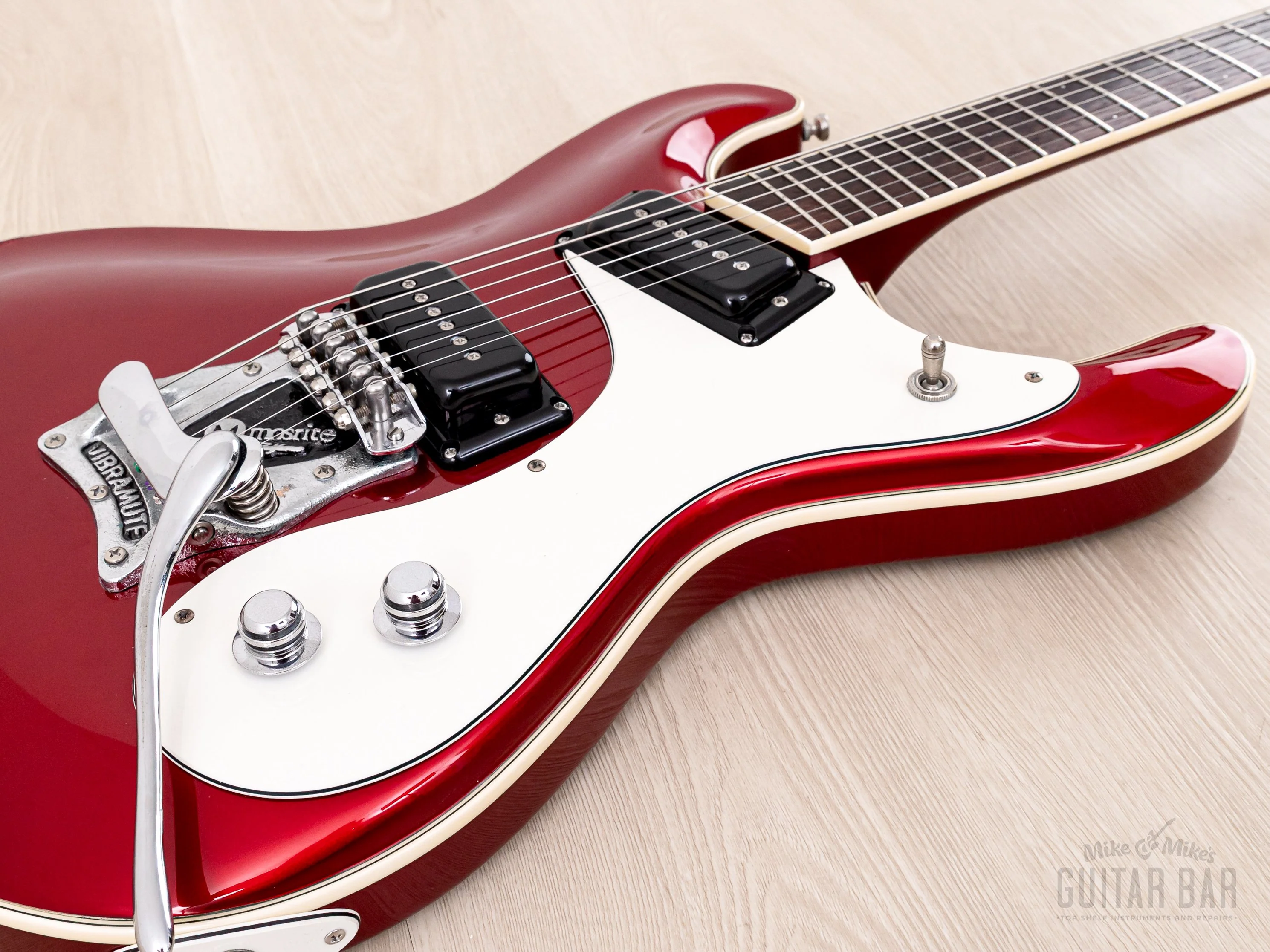 2007 Mosrite USA Ventures Model American Standard Mark I 1963 Sidejack w/ Case & Tags - Image 6
