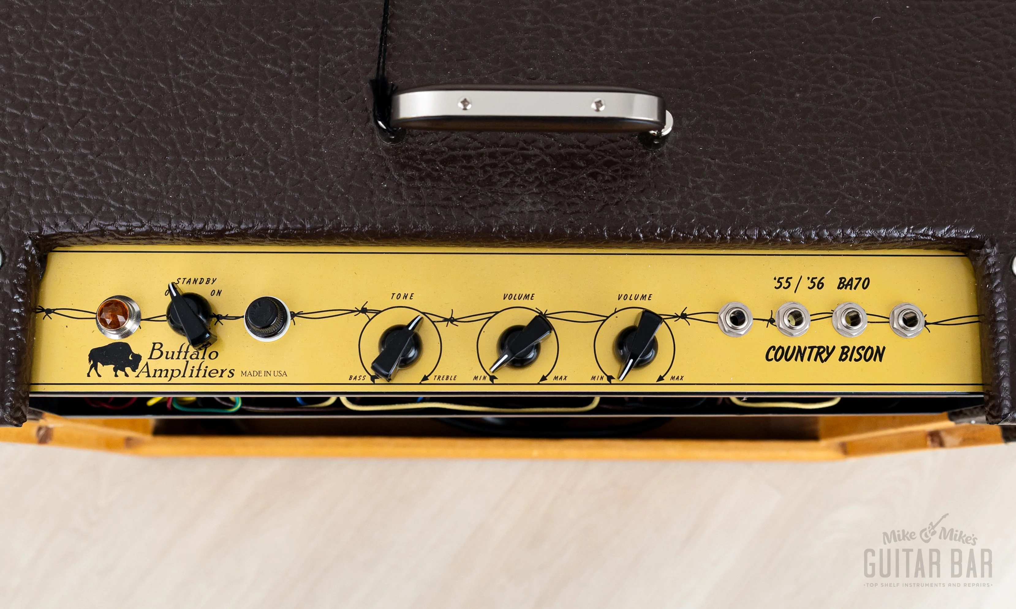 2008 Buffalo Amplifiers Country Bison ‘55/’56 BA70 Boutique Tube Combo Amp 1x15 w/ Jensen - Image 4