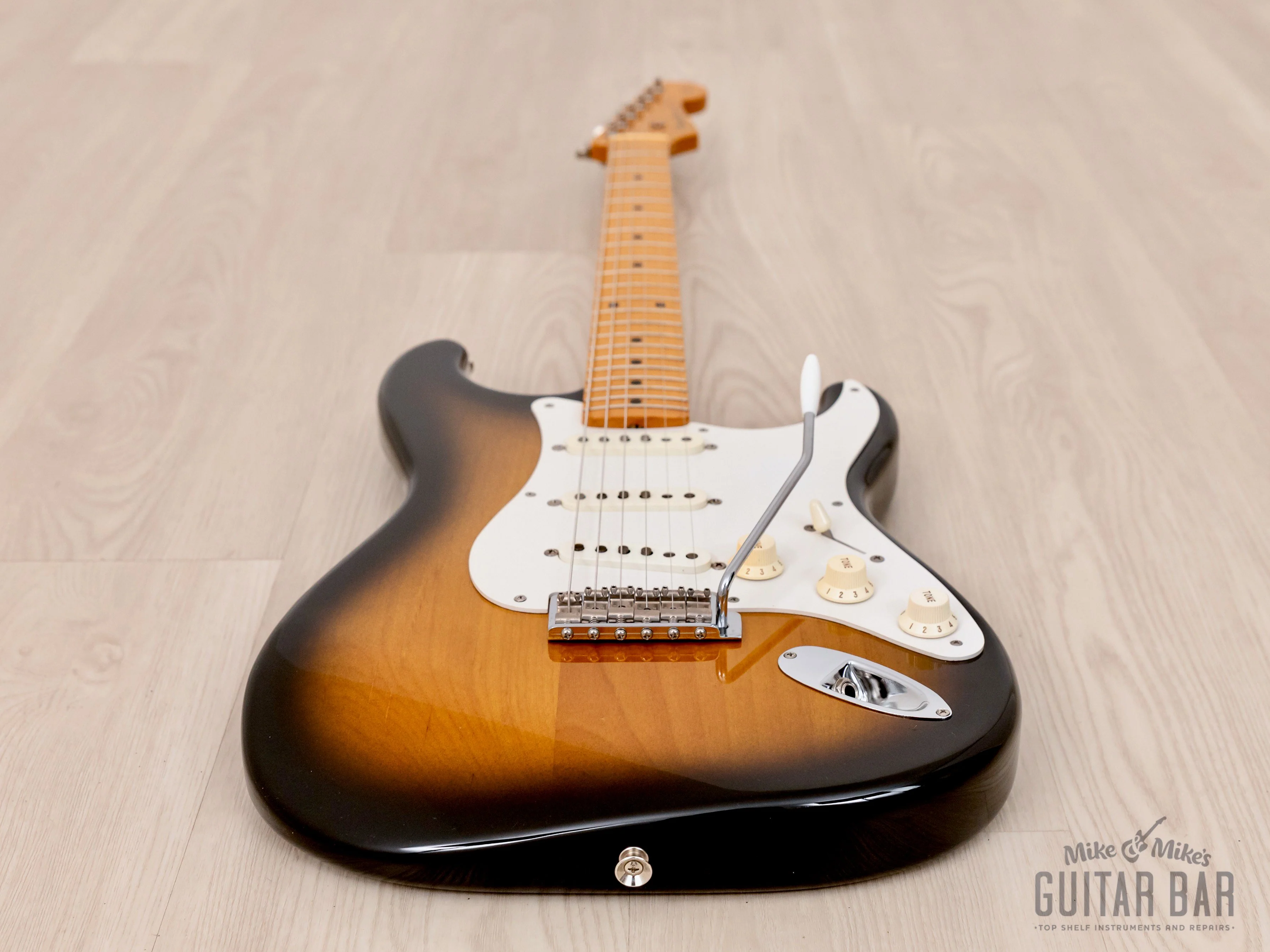 2008 Fender Stratocaster ‘57 Vintage Reissue ST57-78TX Sunburst w/ USA Pickups & Tags, Japan CIJ - Image 10