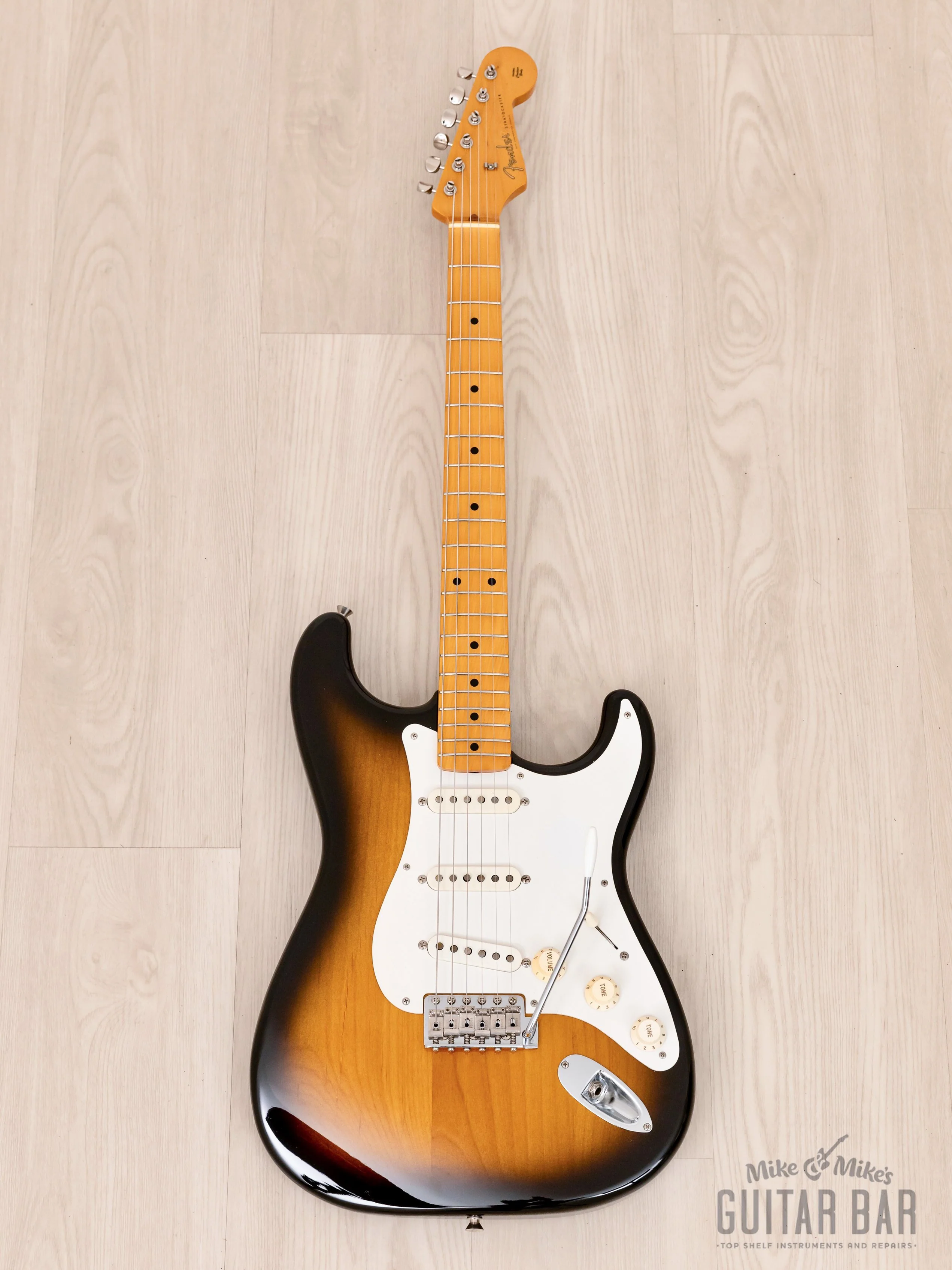 2008 Fender Stratocaster ‘57 Vintage Reissue ST57-78TX Sunburst w/ USA Pickups & Tags, Japan CIJ - Image 2