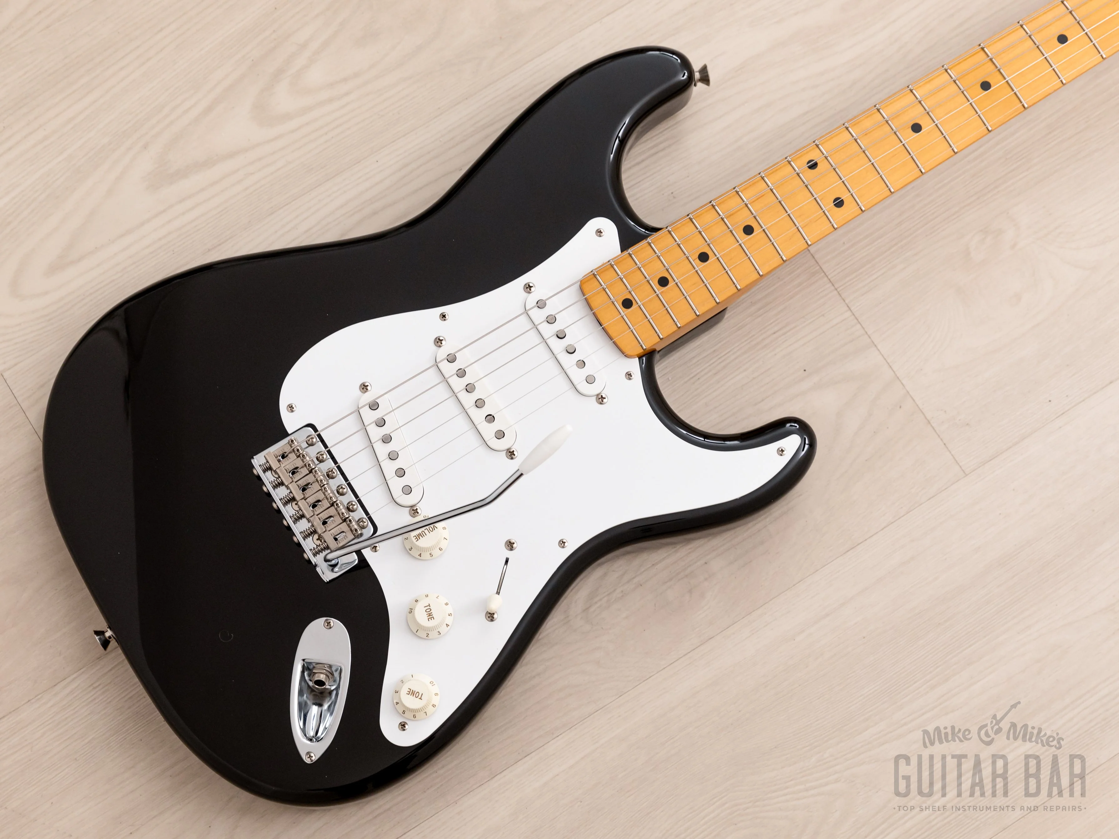 2008 Fender Stratocaster ‘57 Vintage Reissue ST57-TX Black w/ USA Pickups & Hangtags, Japan CIJ