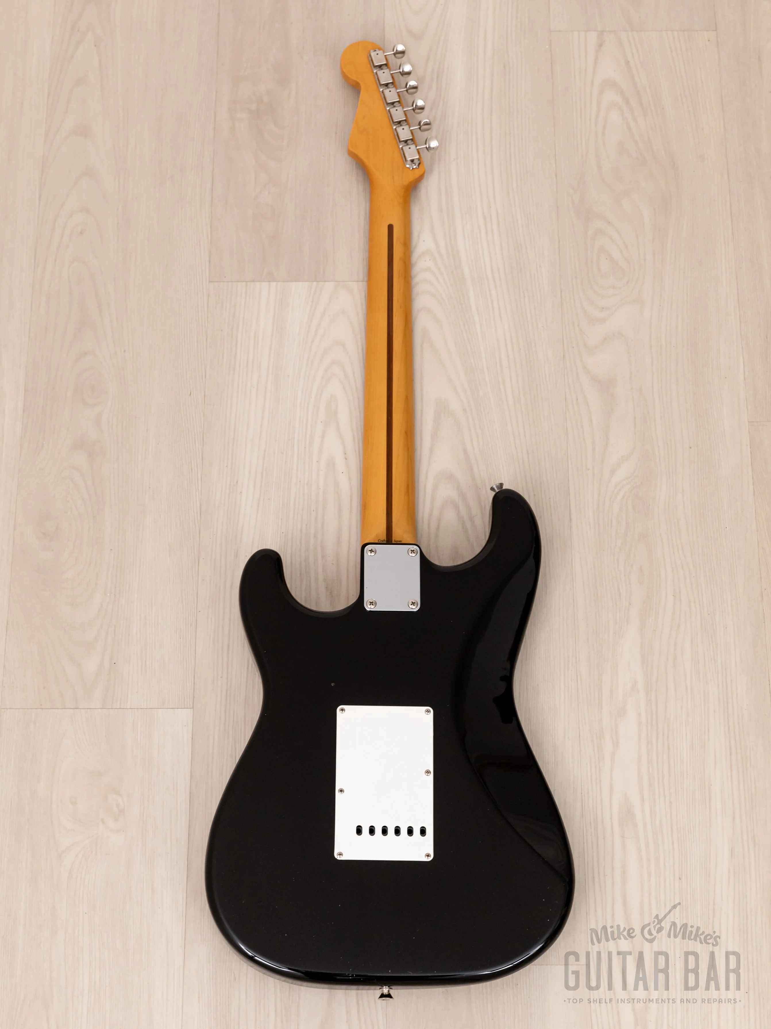 2008 Fender Stratocaster ‘57 Vintage Reissue ST57-TX Black w/ USA Pickups & Hangtags, Japan CIJ - Image 3