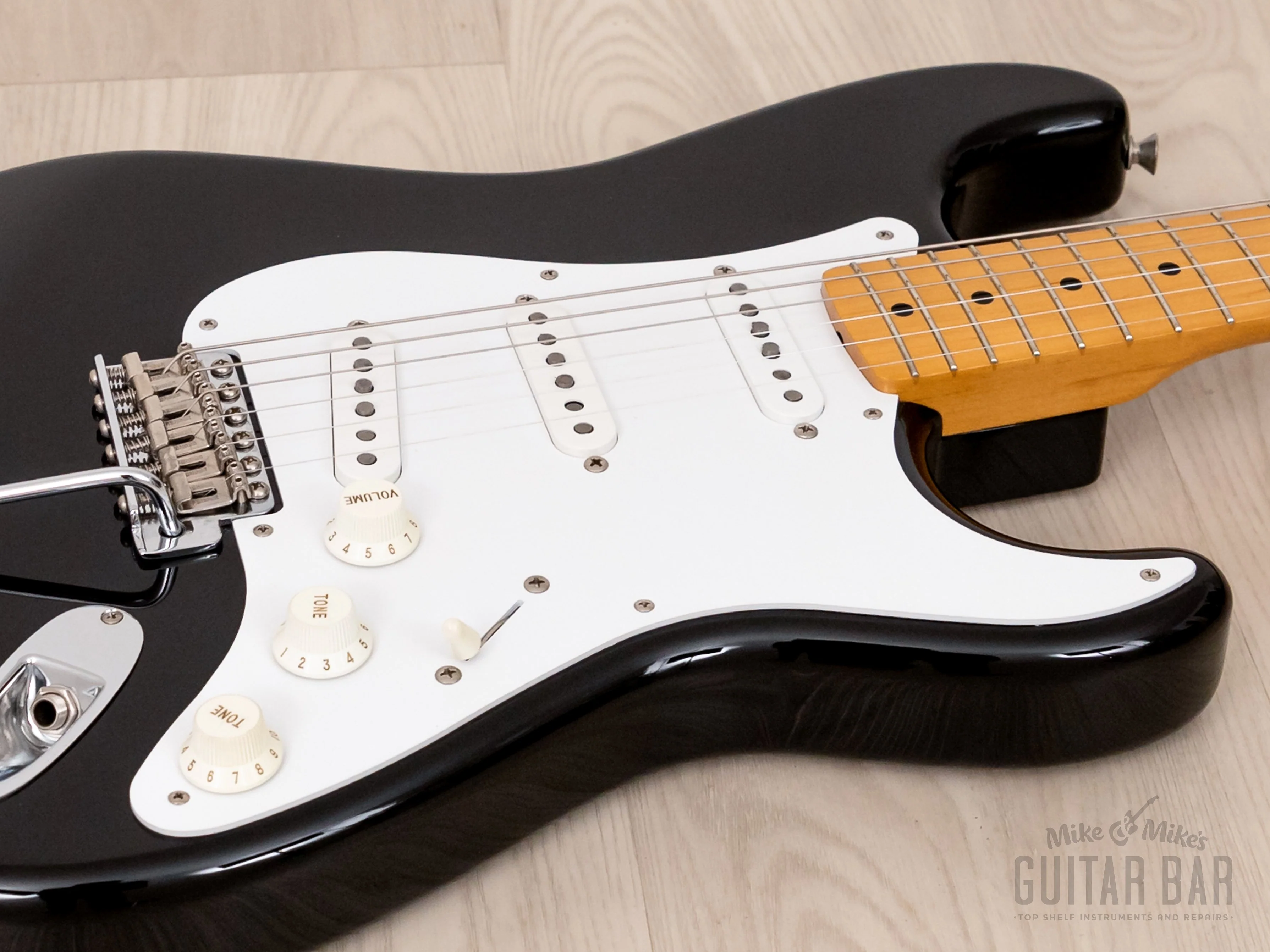 2008 Fender Stratocaster ‘57 Vintage Reissue ST57-TX Black w/ USA Pickups & Hangtags, Japan CIJ - Image 6
