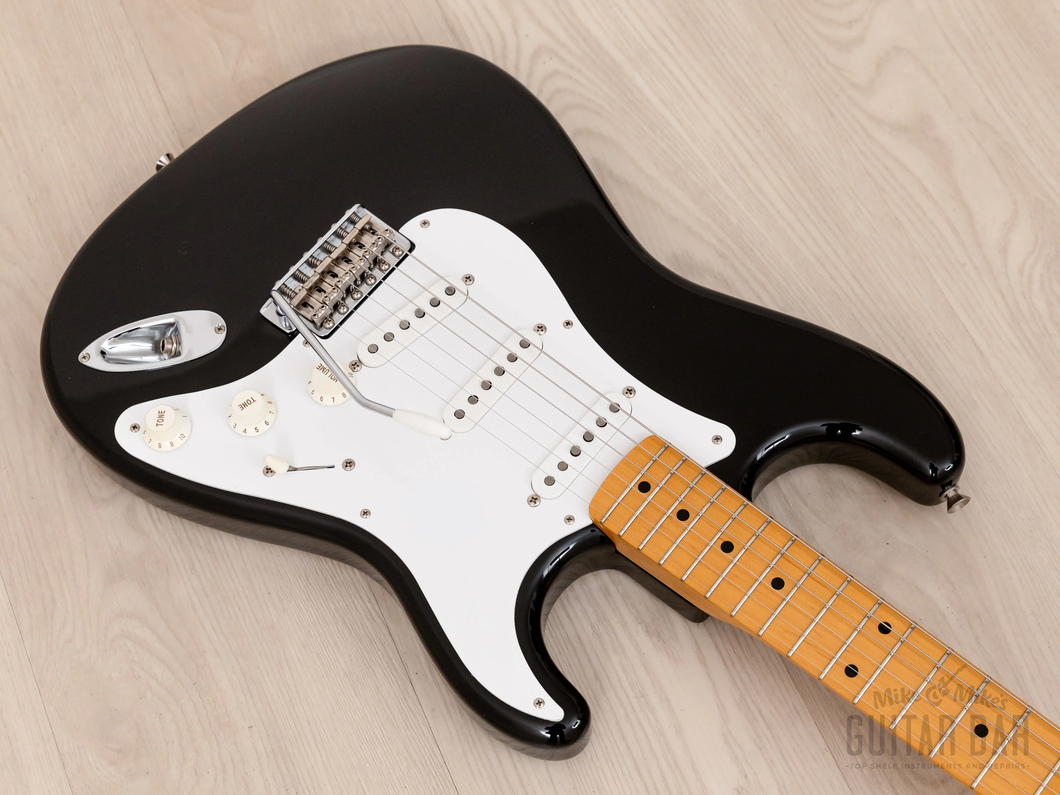 2008 Fender Stratocaster ‘57 Vintage Reissue ST57-TX Black w/ USA Pickups & Hangtags, Japan CIJ - Image 8