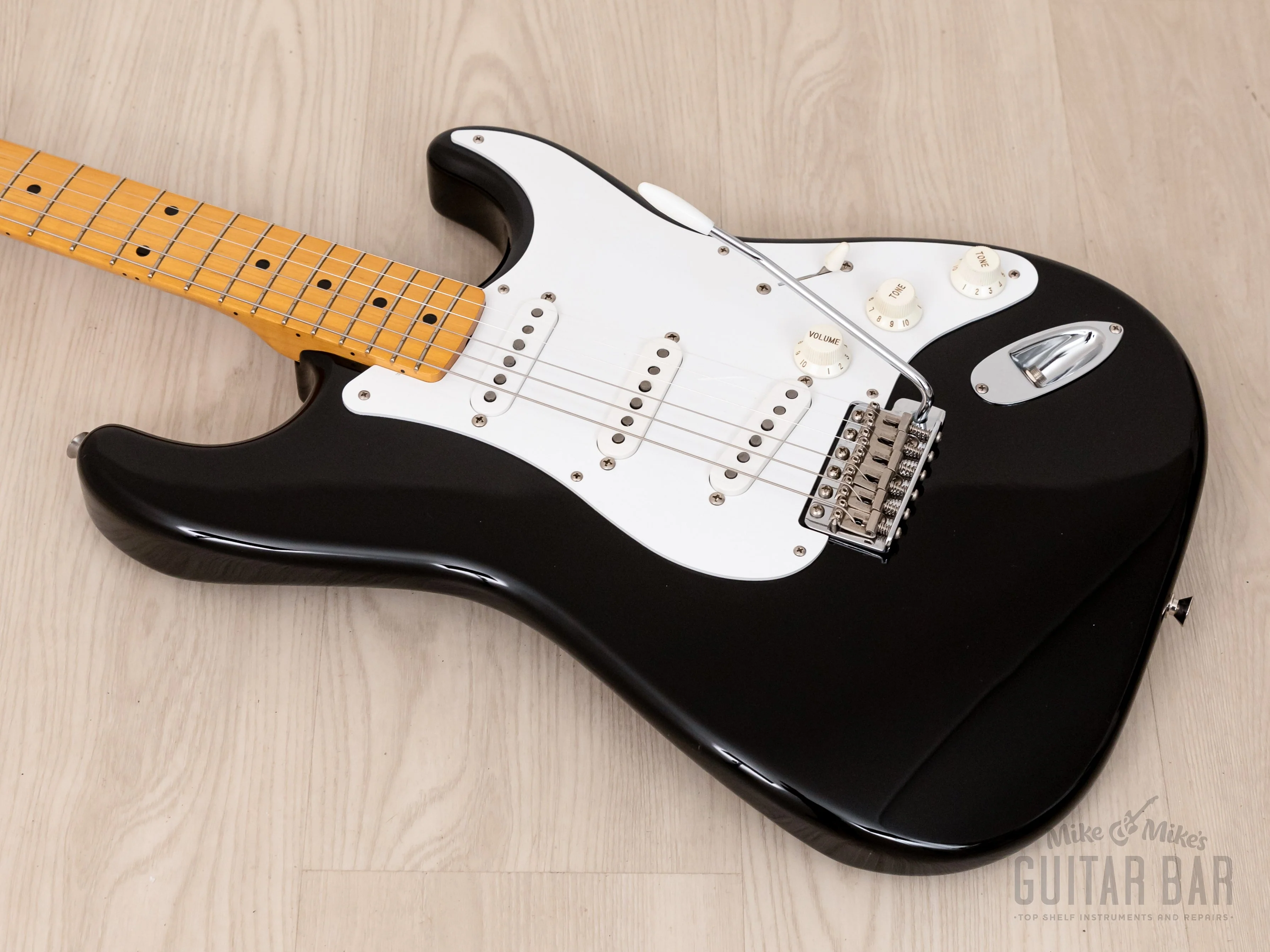 2008 Fender Stratocaster ‘57 Vintage Reissue ST57-TX Black w/ USA Pickups & Hangtags, Japan CIJ - Image 9