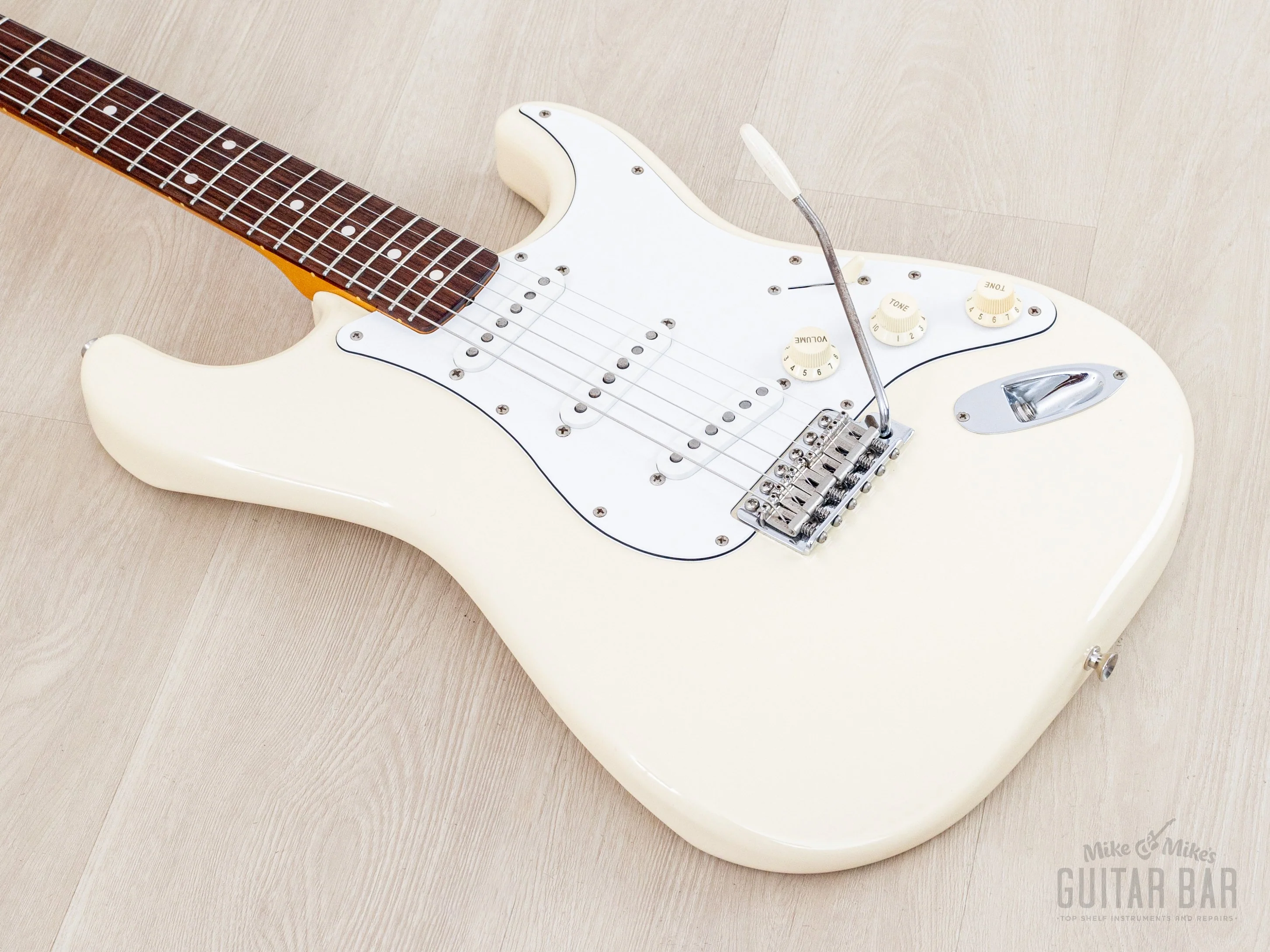 2008 Fender Stratocaster ‘62 Vintage Reissue ST62-US Olympic White, Near-Mint w/ American Vintage 57/62, Japan MIJ - Image 10