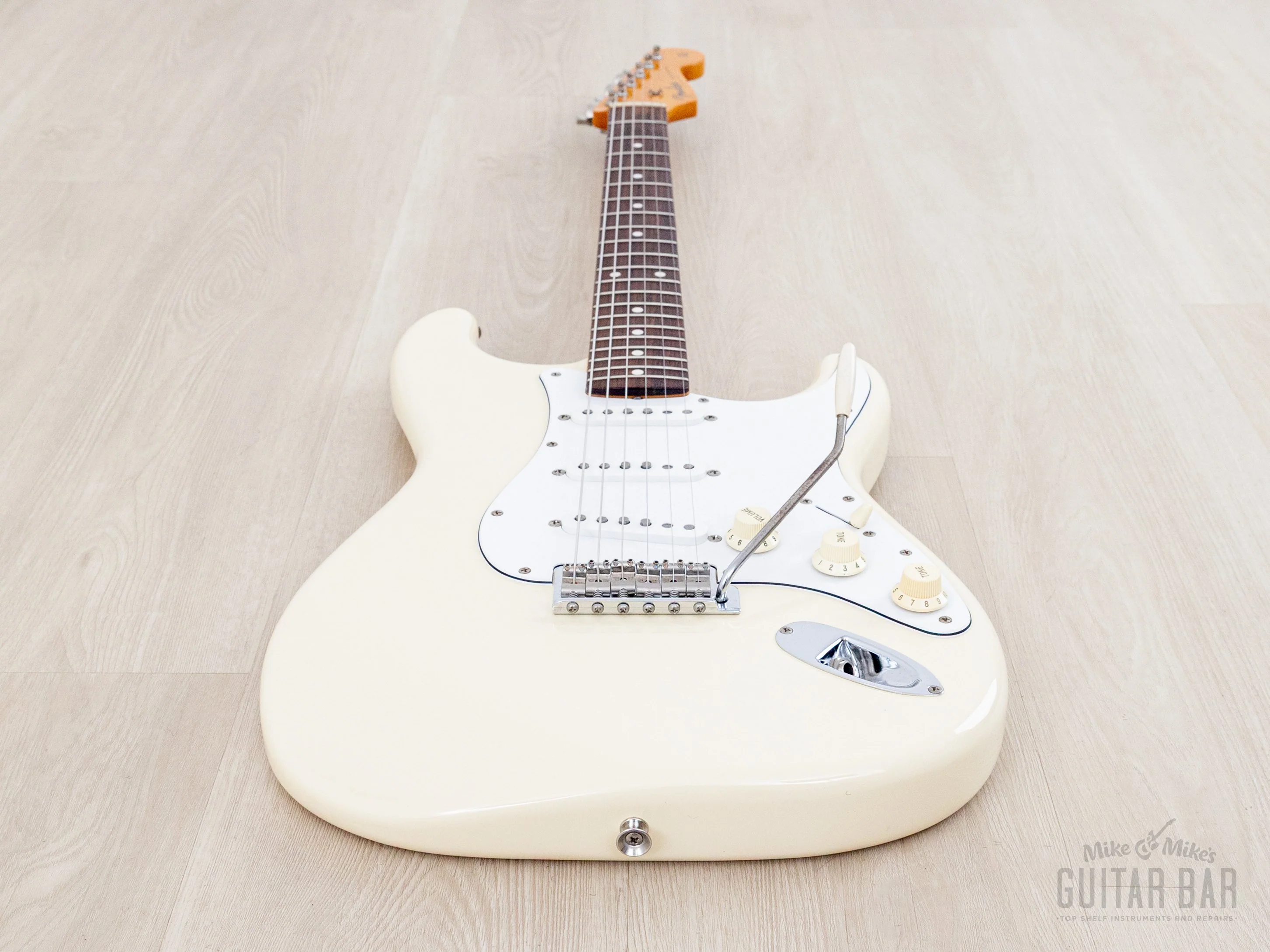 2008 Fender Stratocaster ‘62 Vintage Reissue ST62-US Olympic White, Near-Mint w/ American Vintage 57/62, Japan MIJ - Image 11
