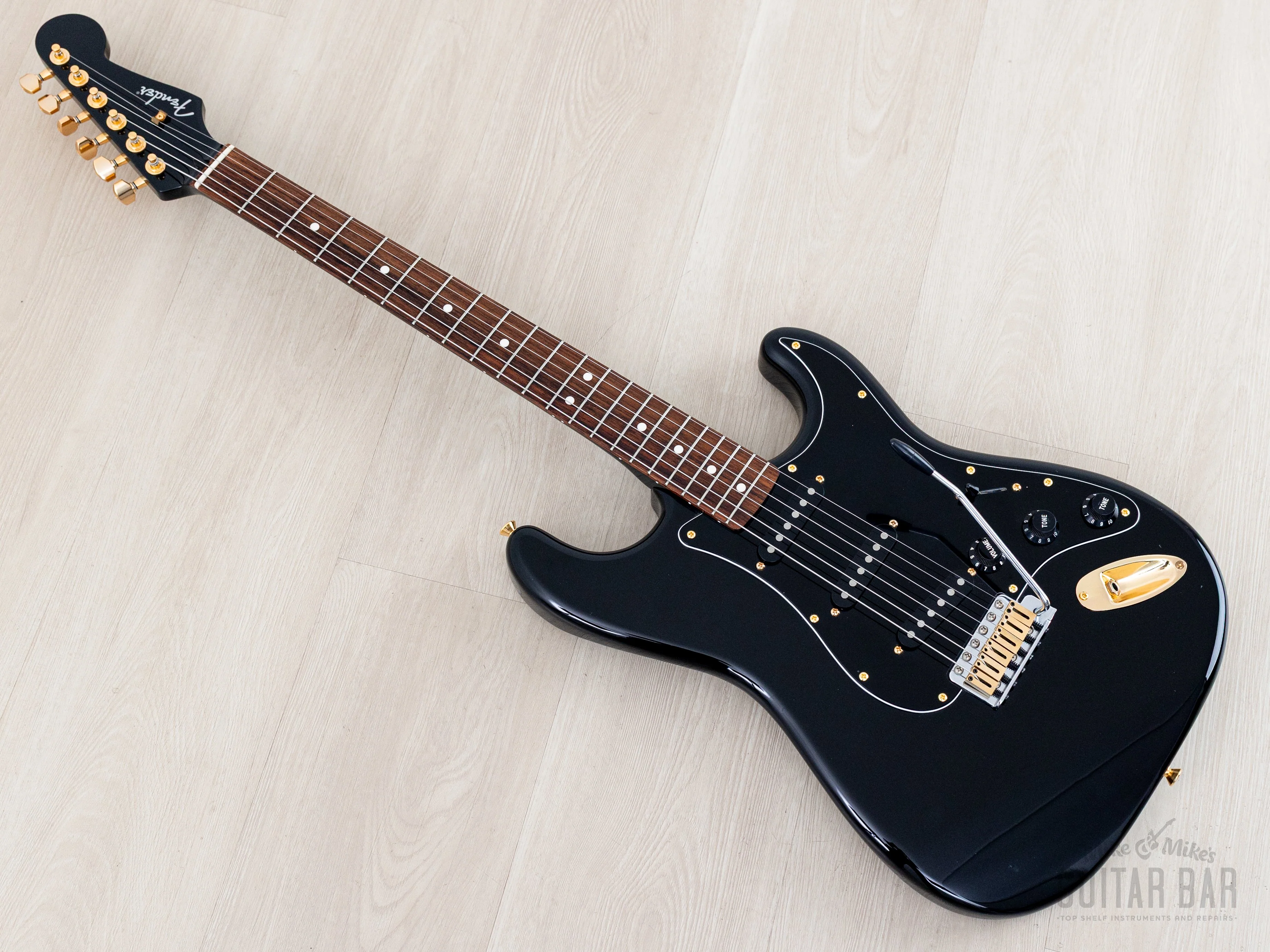 2008 Fender Stratocaster ST62-70AB All Black w/ Case & Hangtags, Japan CIJ - Image 12