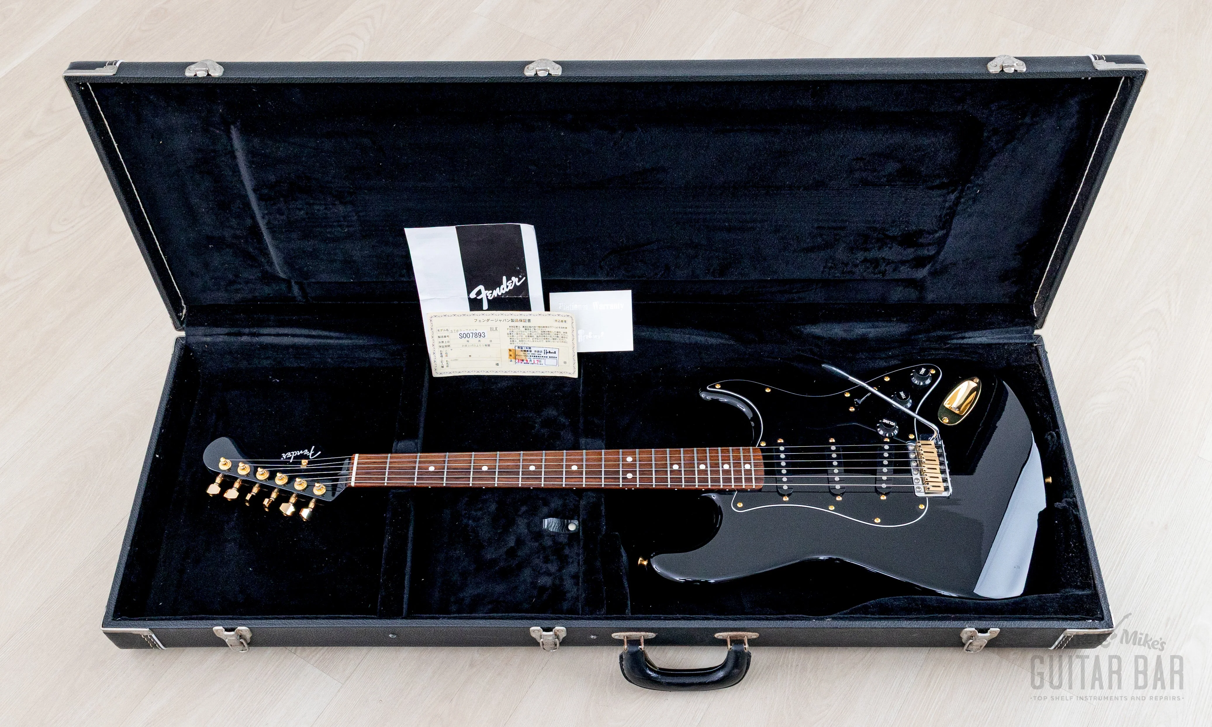 2008 Fender Stratocaster ST62-70AB All Black w/ Case & Hangtags, Japan CIJ - Image 18