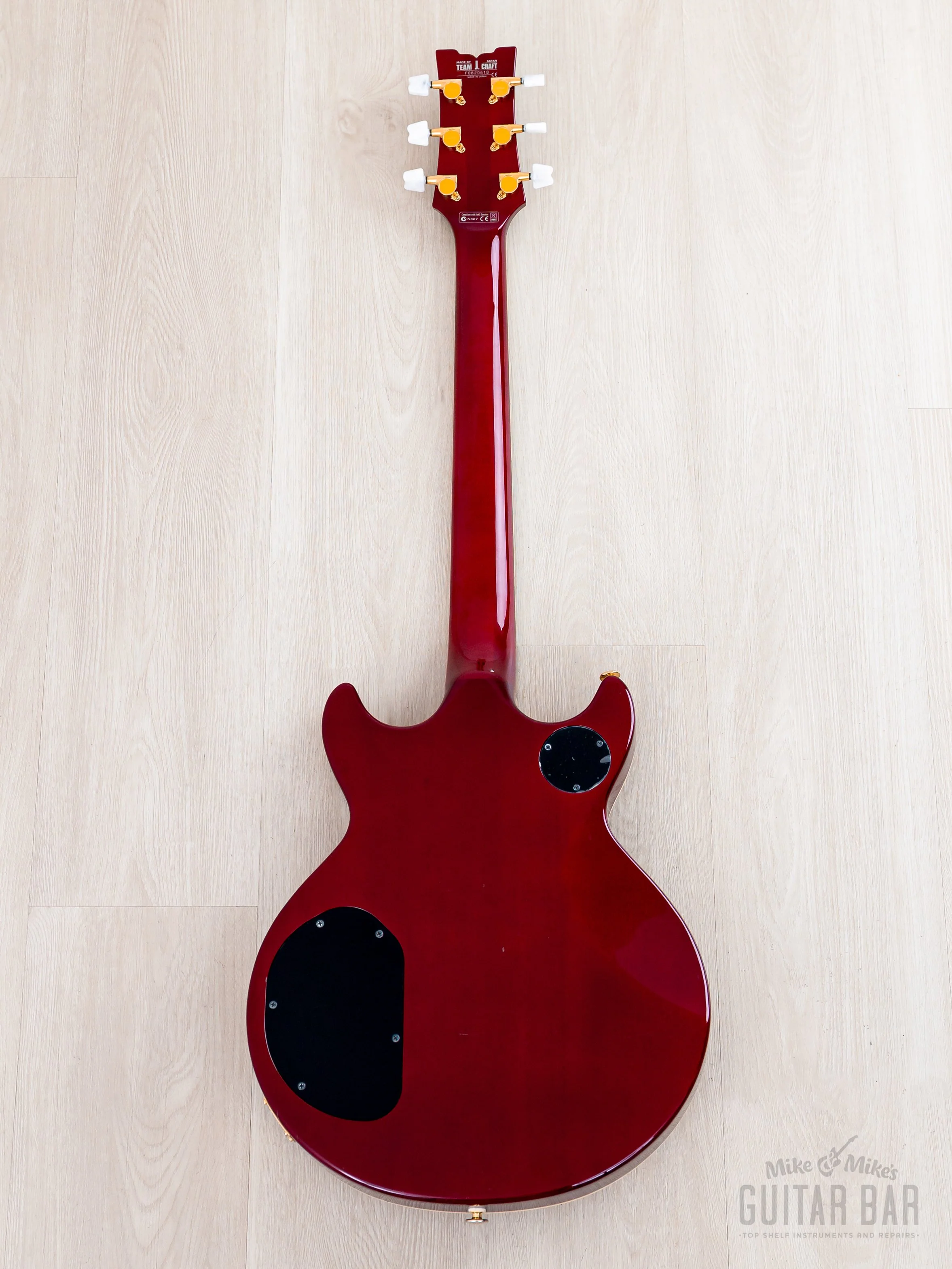 2008 Ibanez J Craft Prestige Artist Series AR300RE Cherry Sunburst, Near-Mint w/ Super 58, Case - Image 3