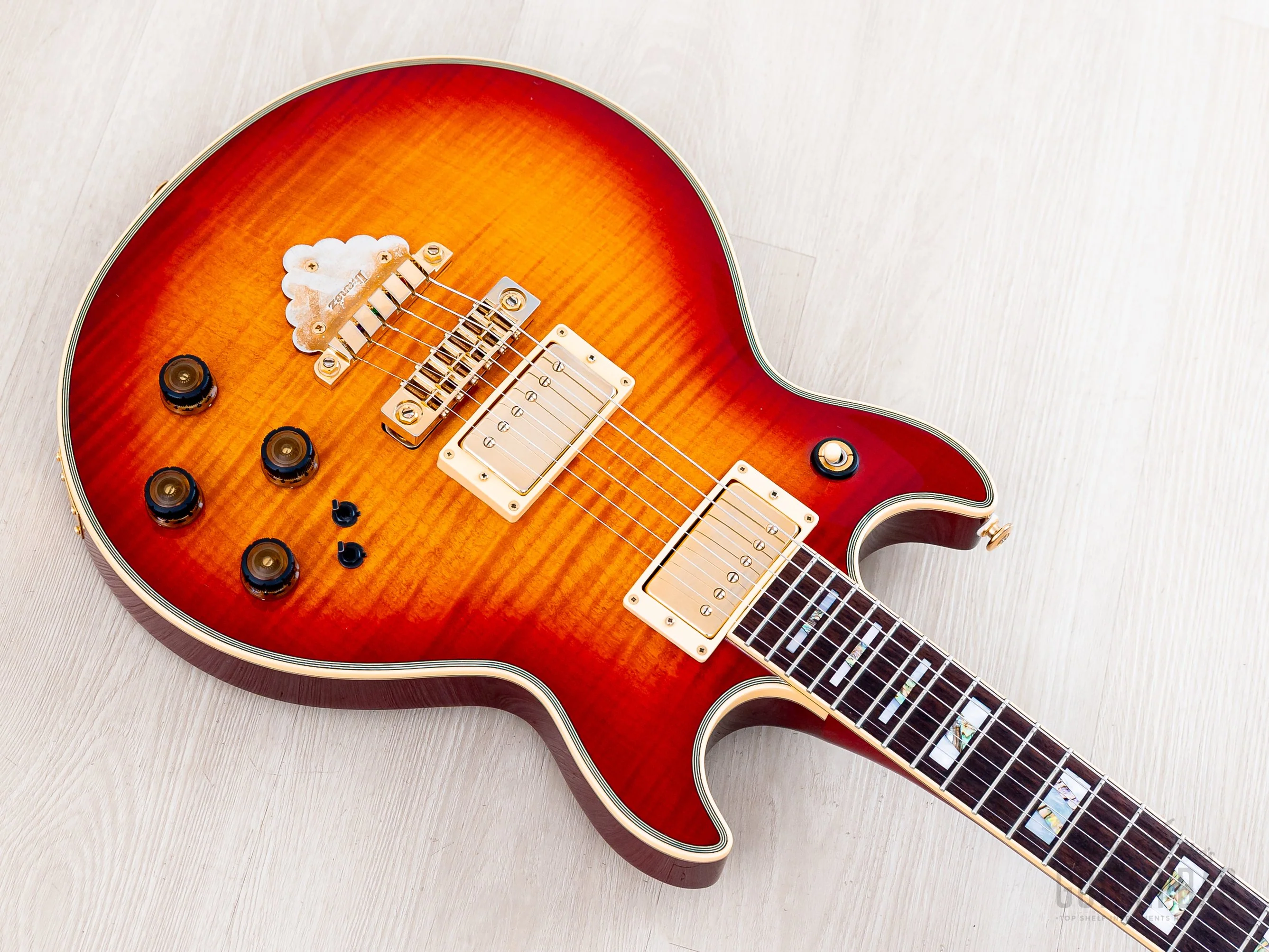 2008 Ibanez J Craft Prestige Artist Series AR300RE Cherry Sunburst, Near-Mint w/ Super 58, Case - Image 8