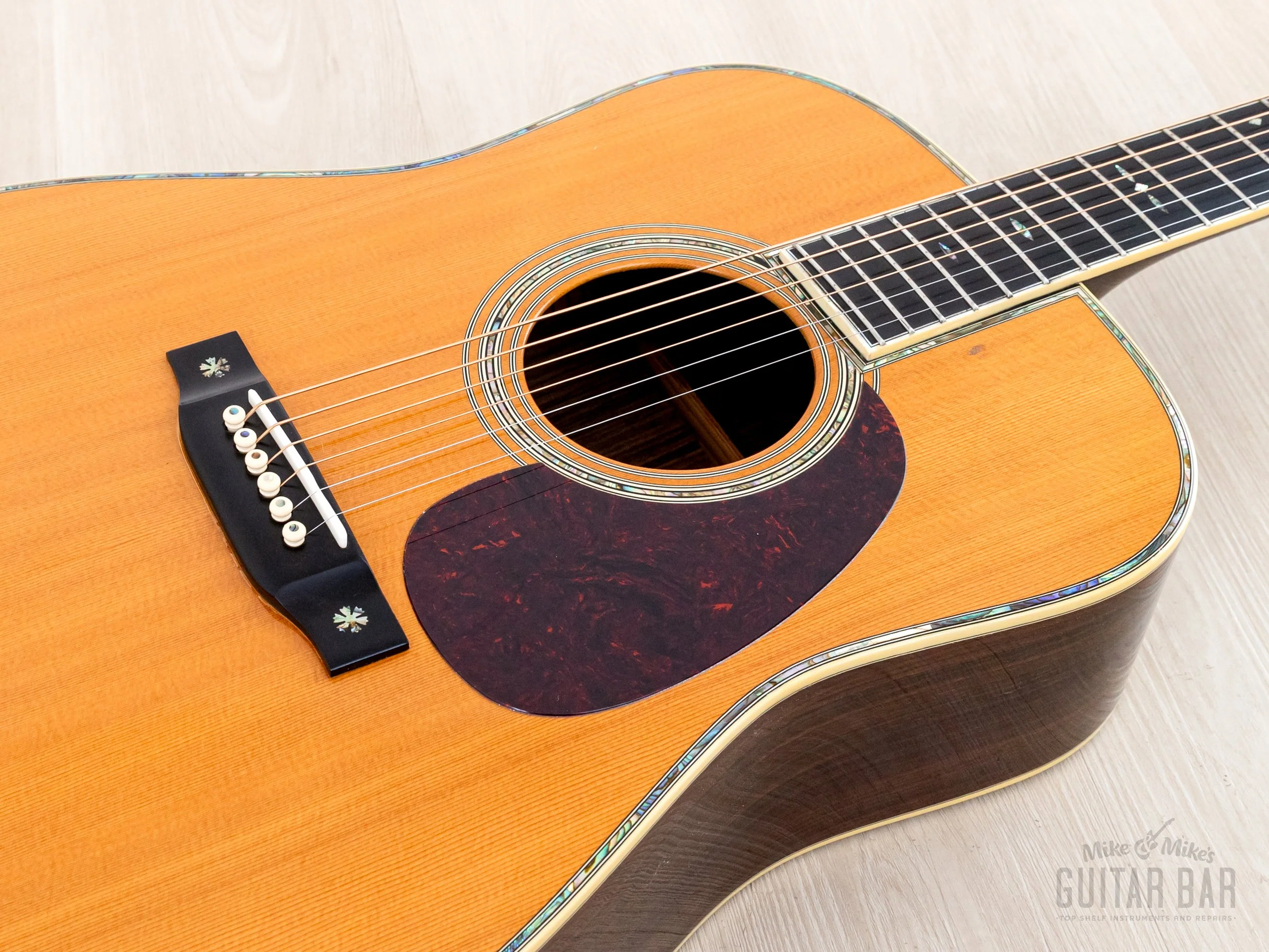 1995 Martin D-42 Dreadnought Acoustic Guitar w/ Case - Image 7