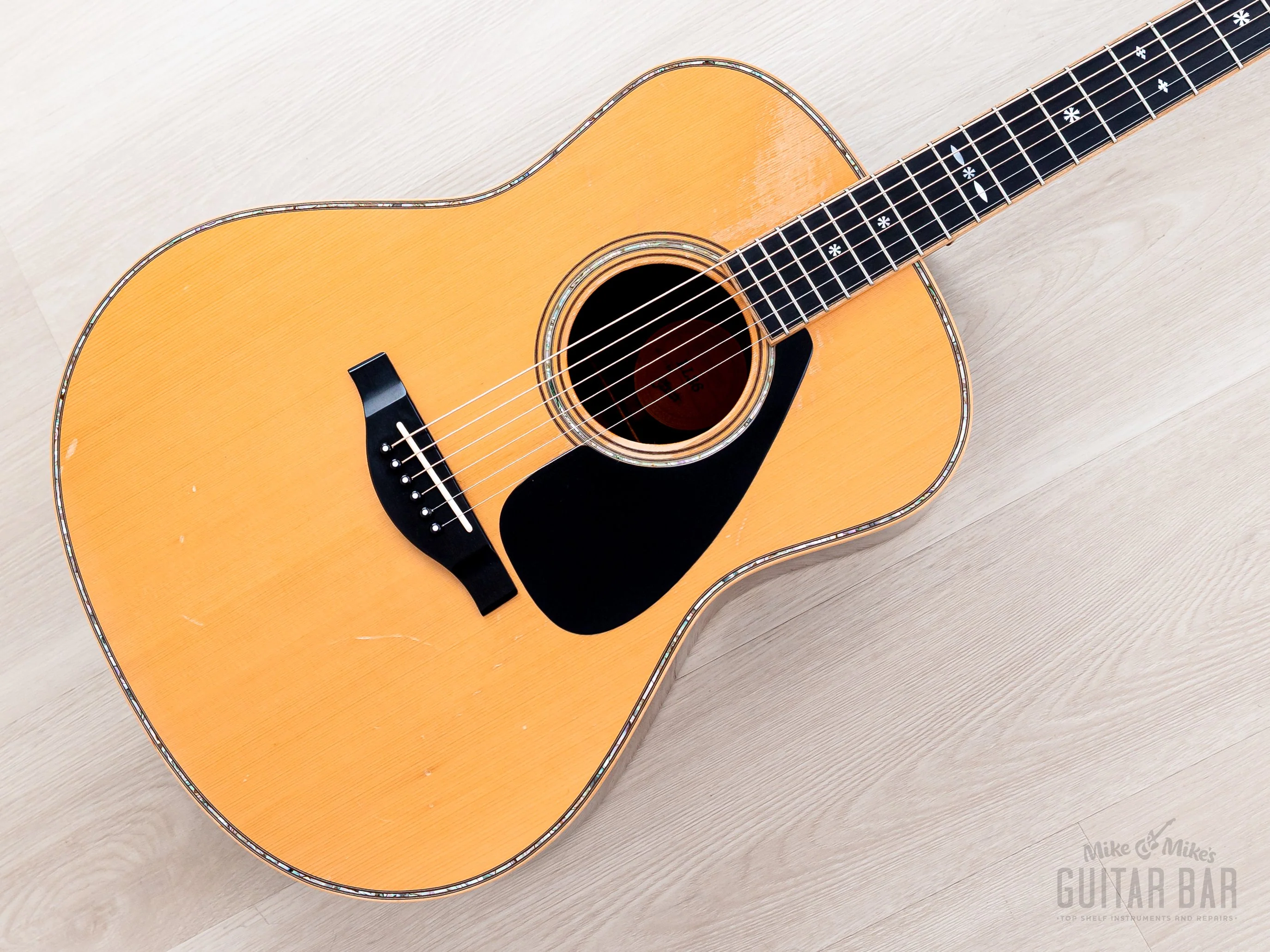 2008 Yamaha LL36 ARE Original Jumbo Acoustic Guitar Nitro Lacquer w/ Case