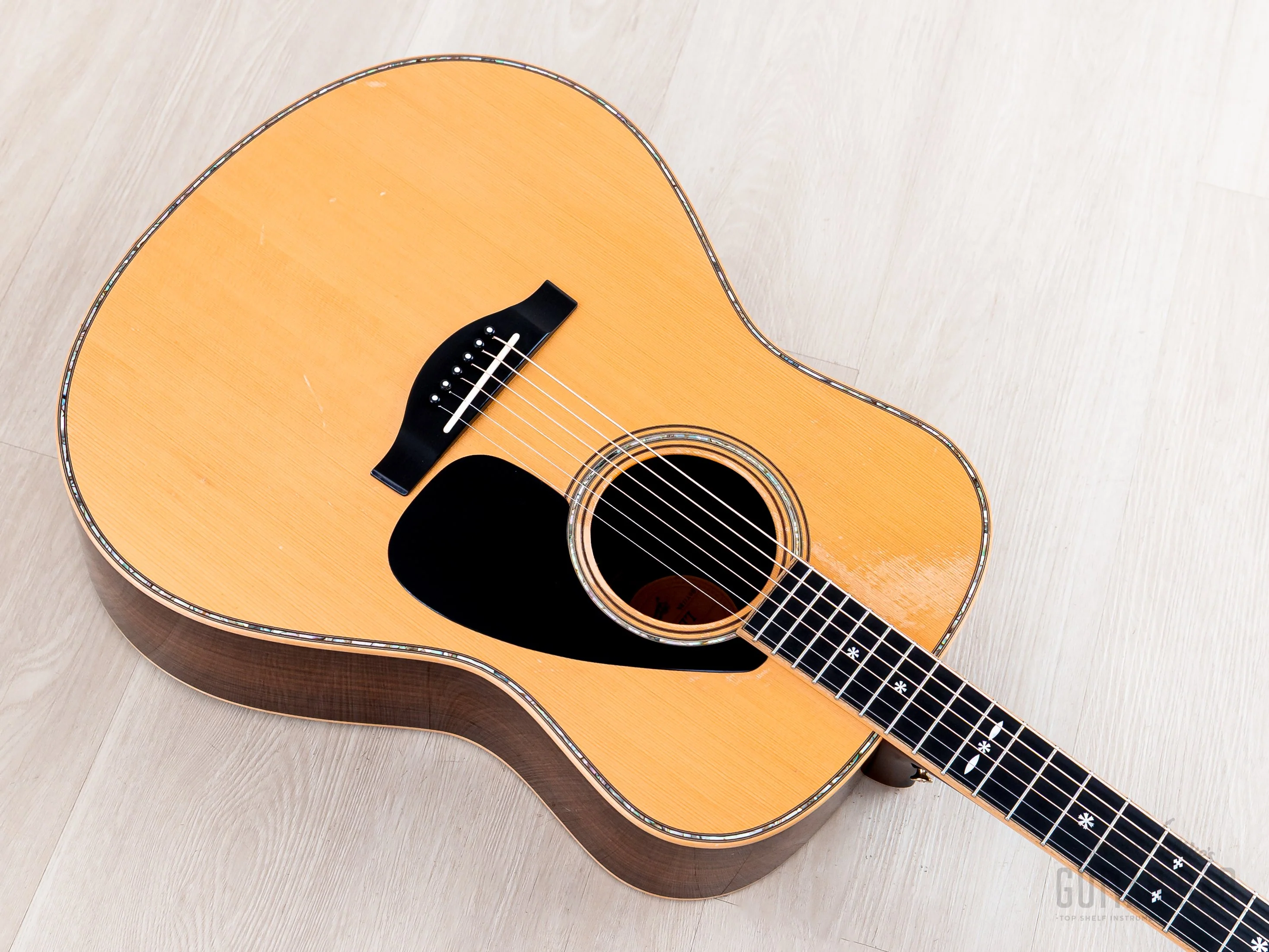 2008 Yamaha LL36 ARE Original Jumbo Acoustic Guitar Nitro Lacquer w/ Case - Image 11