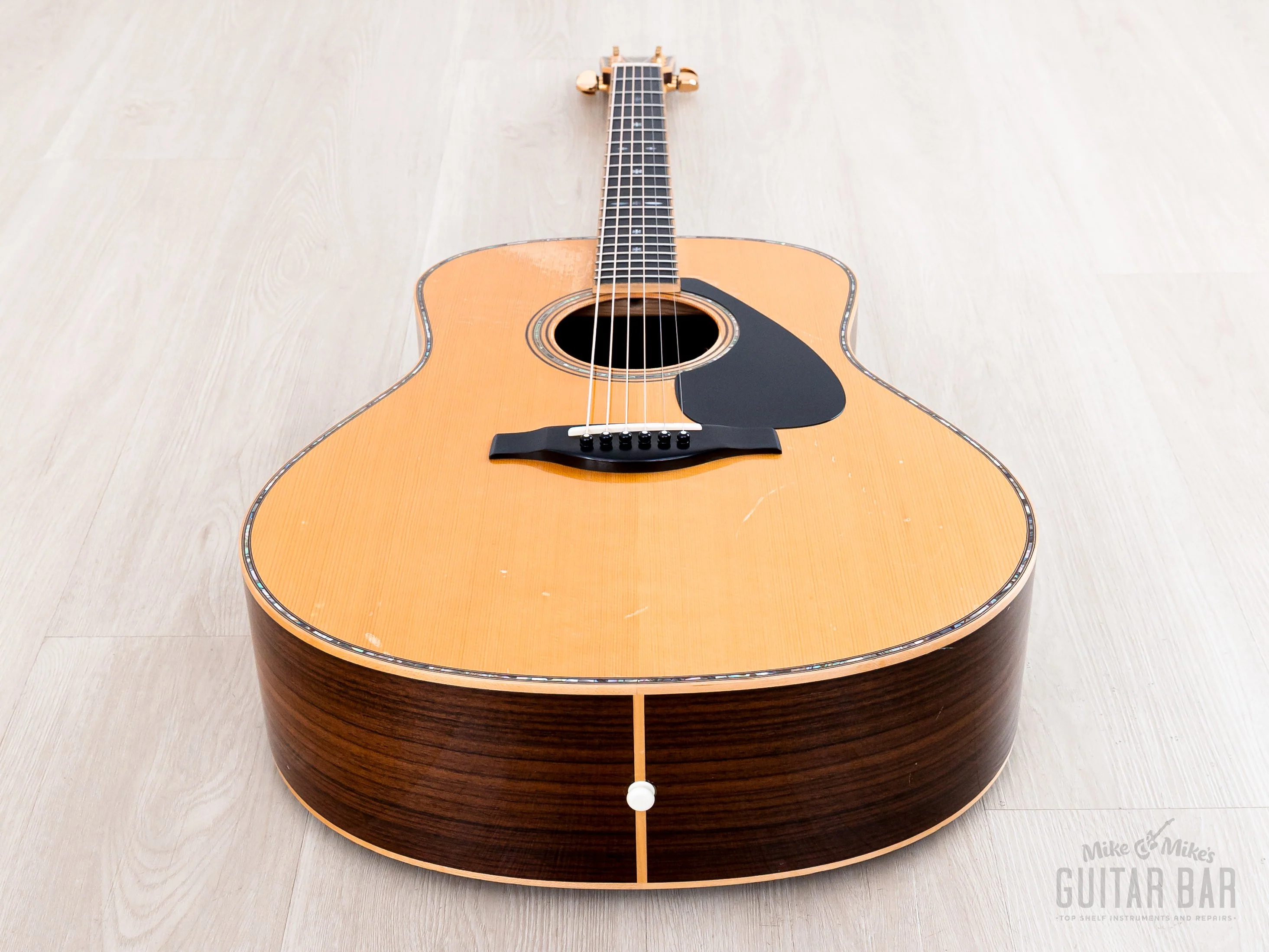 2008 Yamaha LL36 ARE Original Jumbo Acoustic Guitar Nitro Lacquer w/ Case - Image 13