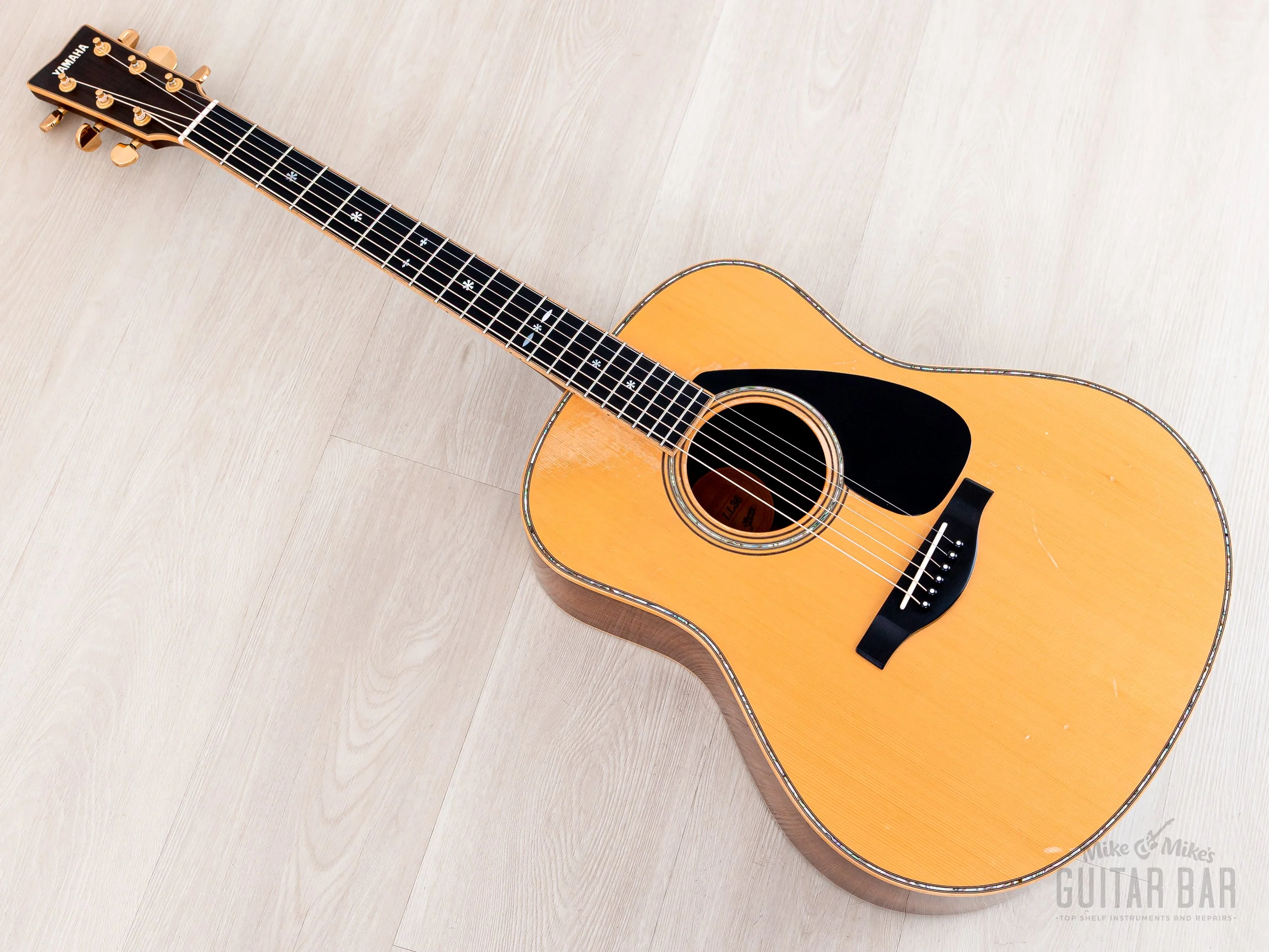 2008 Yamaha LL36 ARE Original Jumbo Acoustic Guitar Nitro Lacquer w/ Case - Image 14