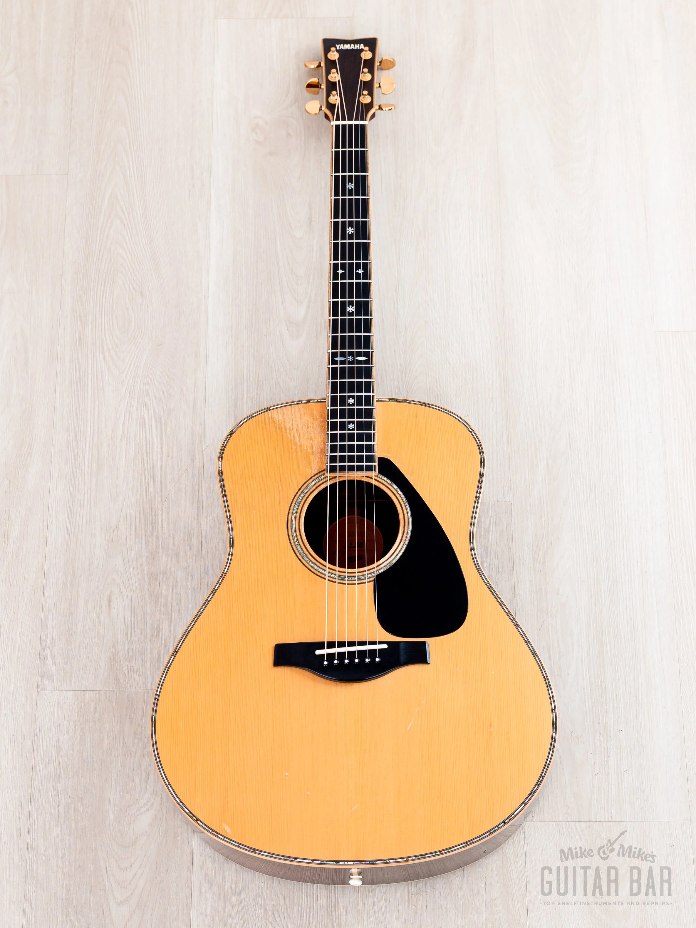 2008 Yamaha LL36 ARE Original Jumbo Acoustic Guitar Nitro Lacquer w/ Case - Image 2