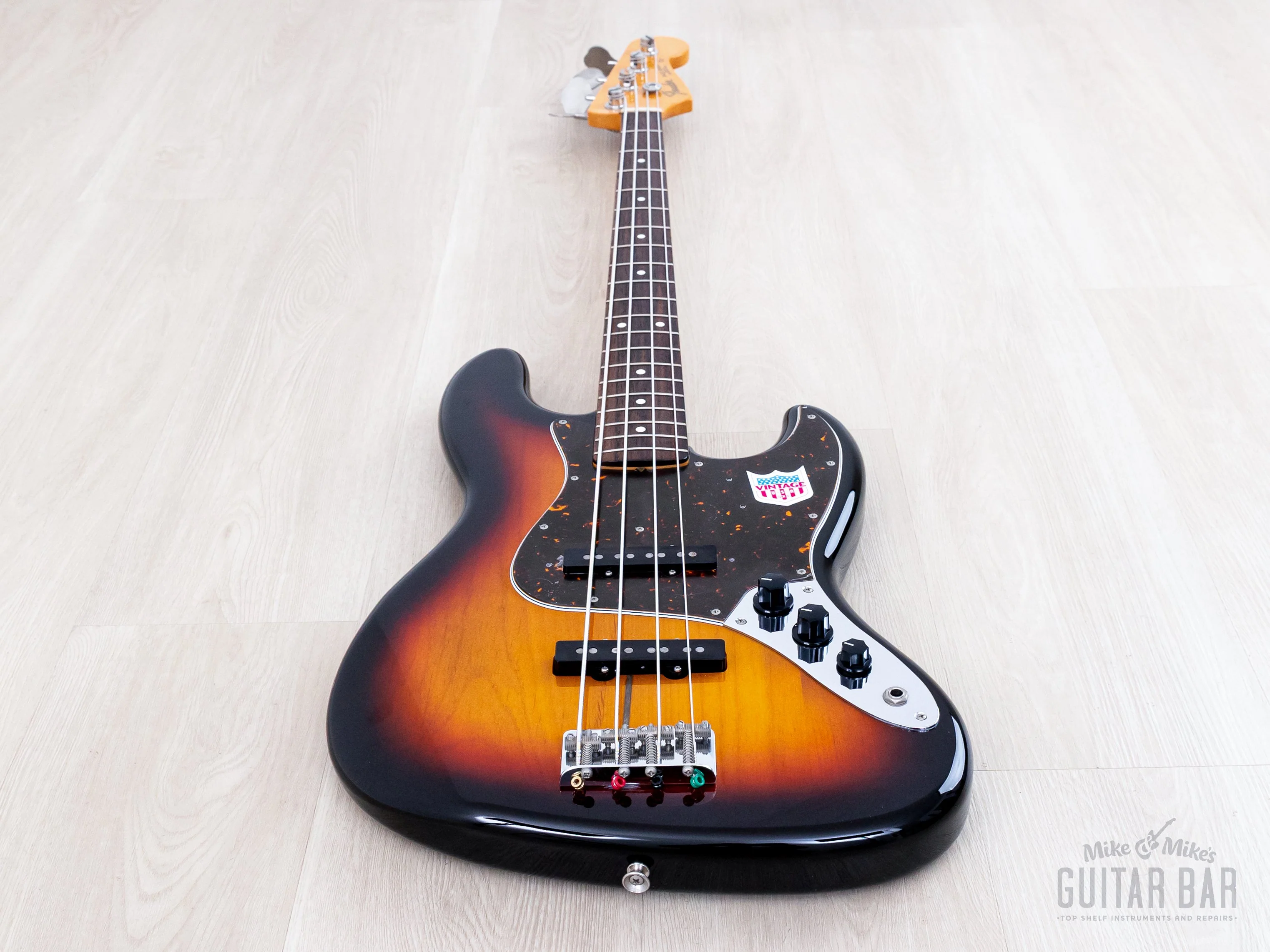 2009 Fender Jazz Bass ‘62 Vintage Reissue JB62-US Sunburst, Near-Mint w/ USA Pickups, Japan MIJ - Image 11