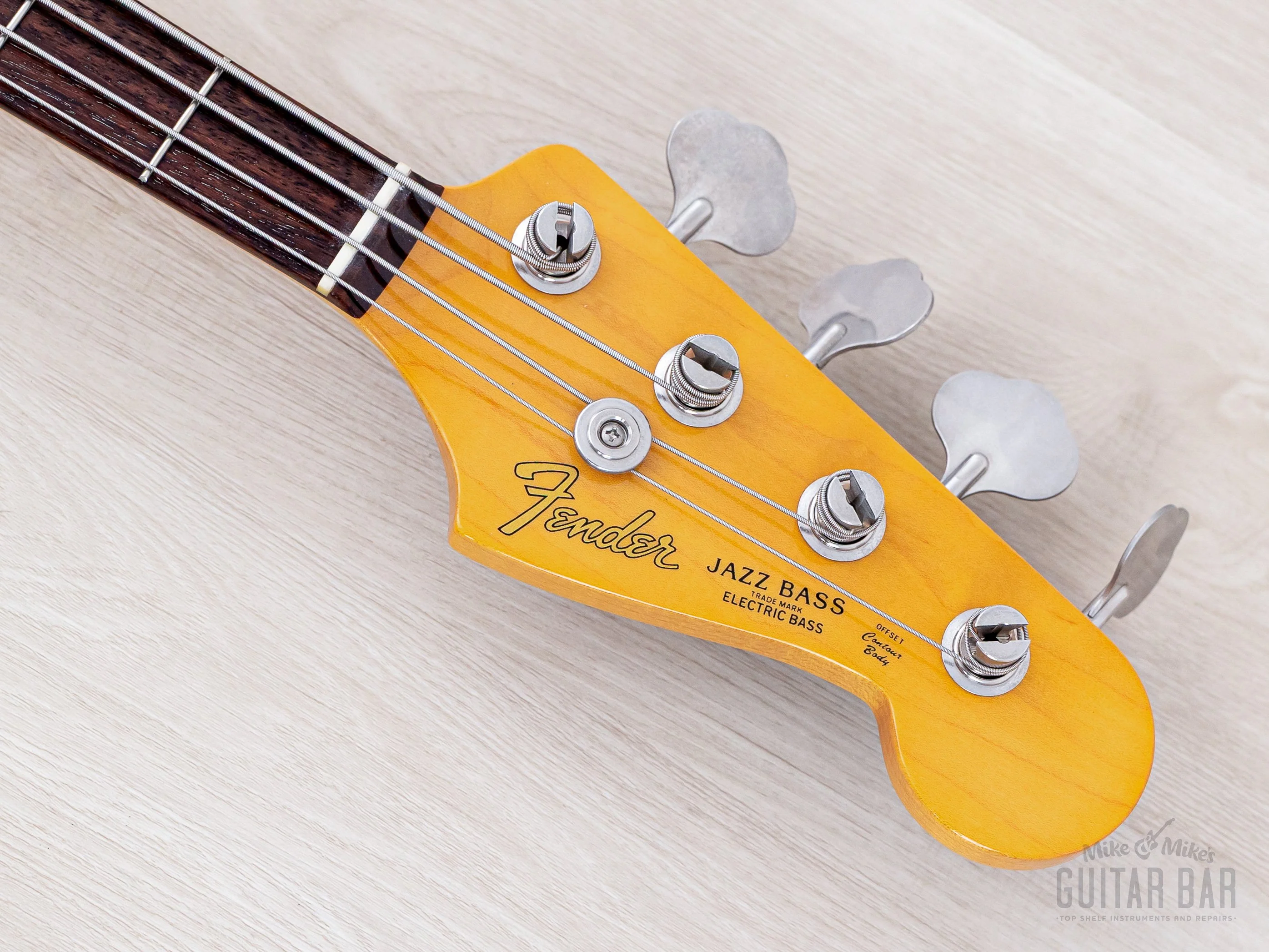 2009 Fender Jazz Bass ‘62 Vintage Reissue JB62-US Sunburst, Near-Mint w/ USA Pickups, Japan MIJ - Image 4