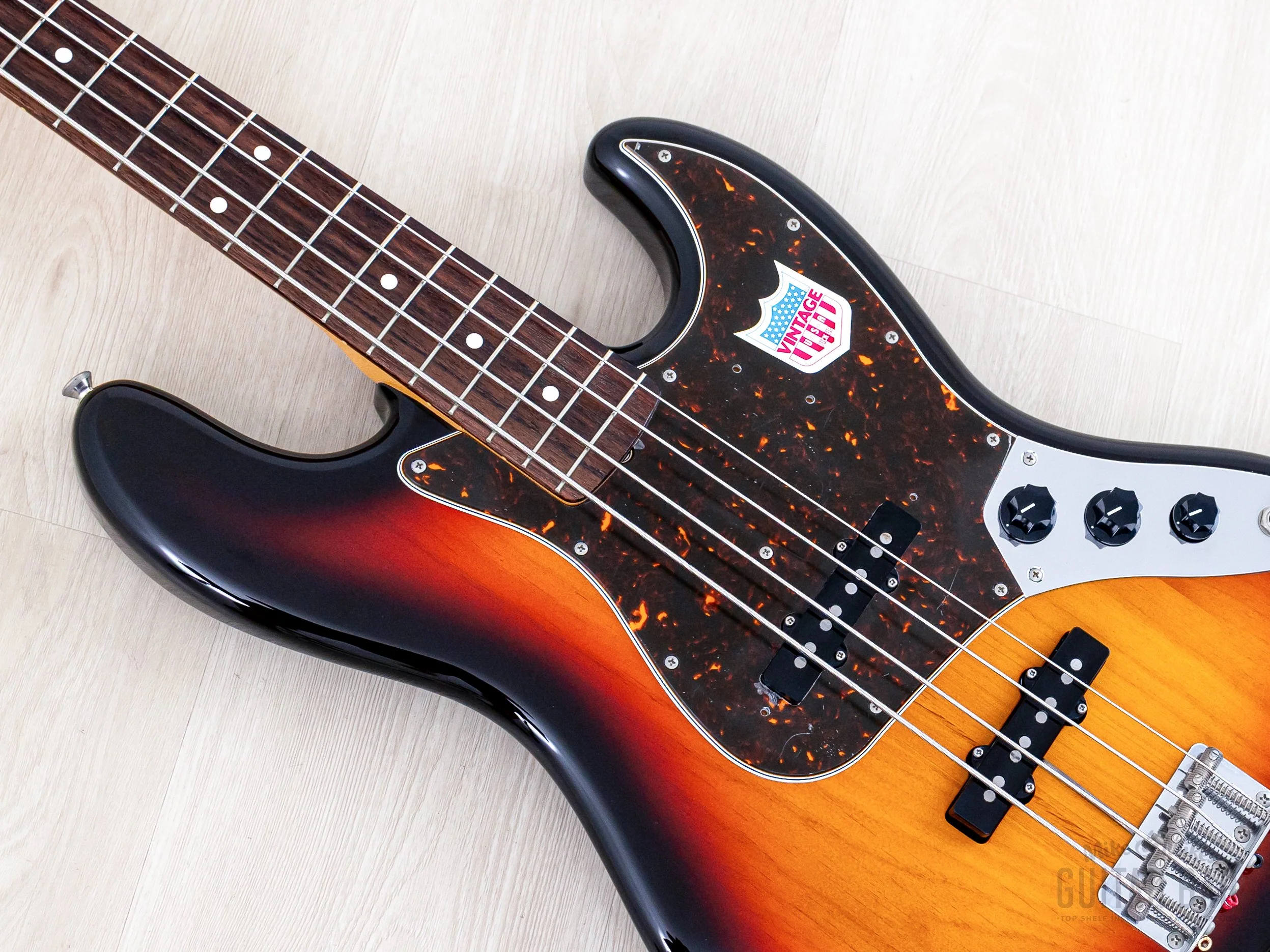 2009 Fender Jazz Bass ‘62 Vintage Reissue JB62-US Sunburst, Near-Mint w/ USA Pickups, Japan MIJ - Image 7