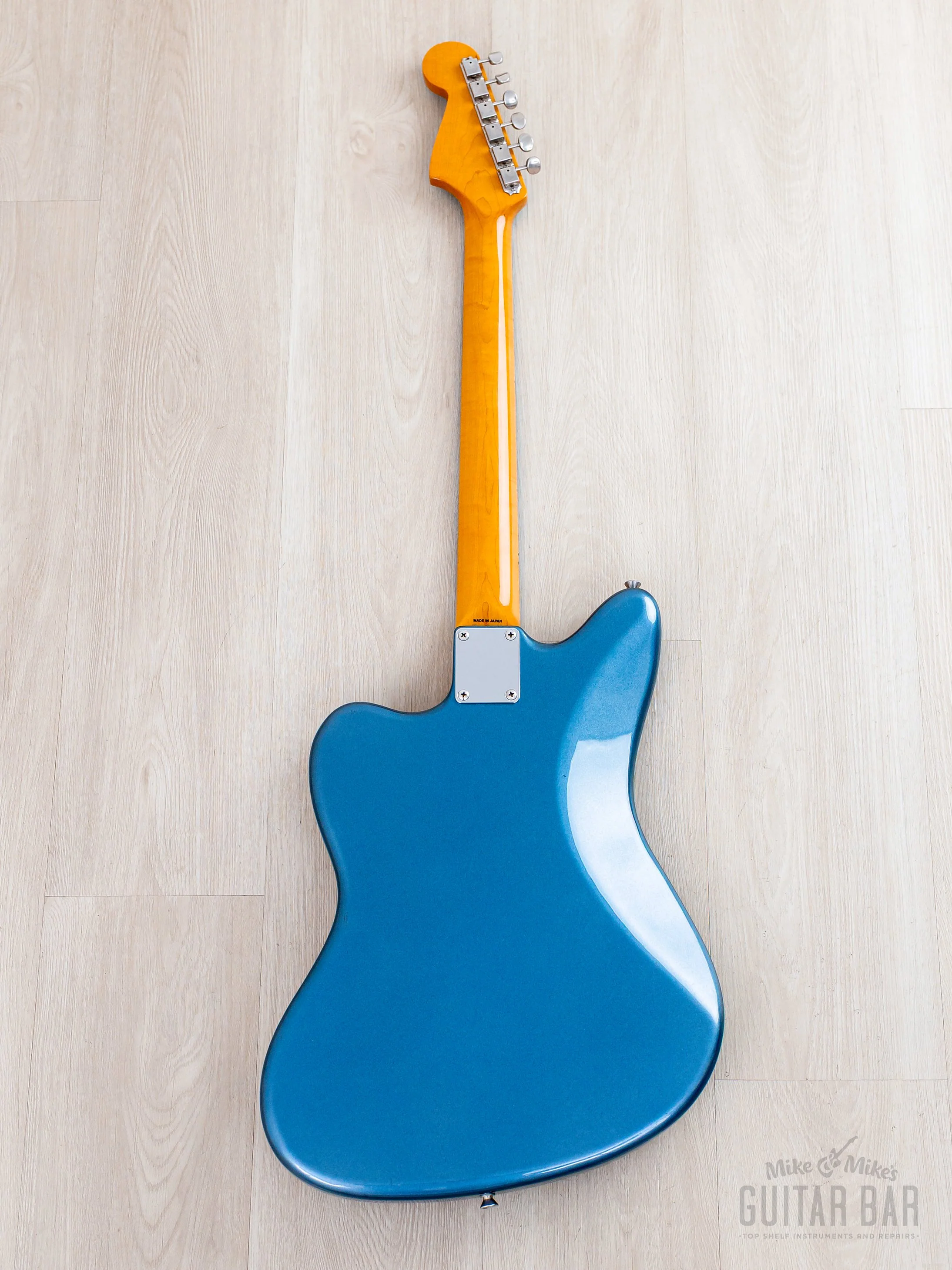 2009 Fender Jazzmaster '62 Vintage Reissue JM66/MH Lake Placid Blue + Headstock, Japan MIJ - Image 3