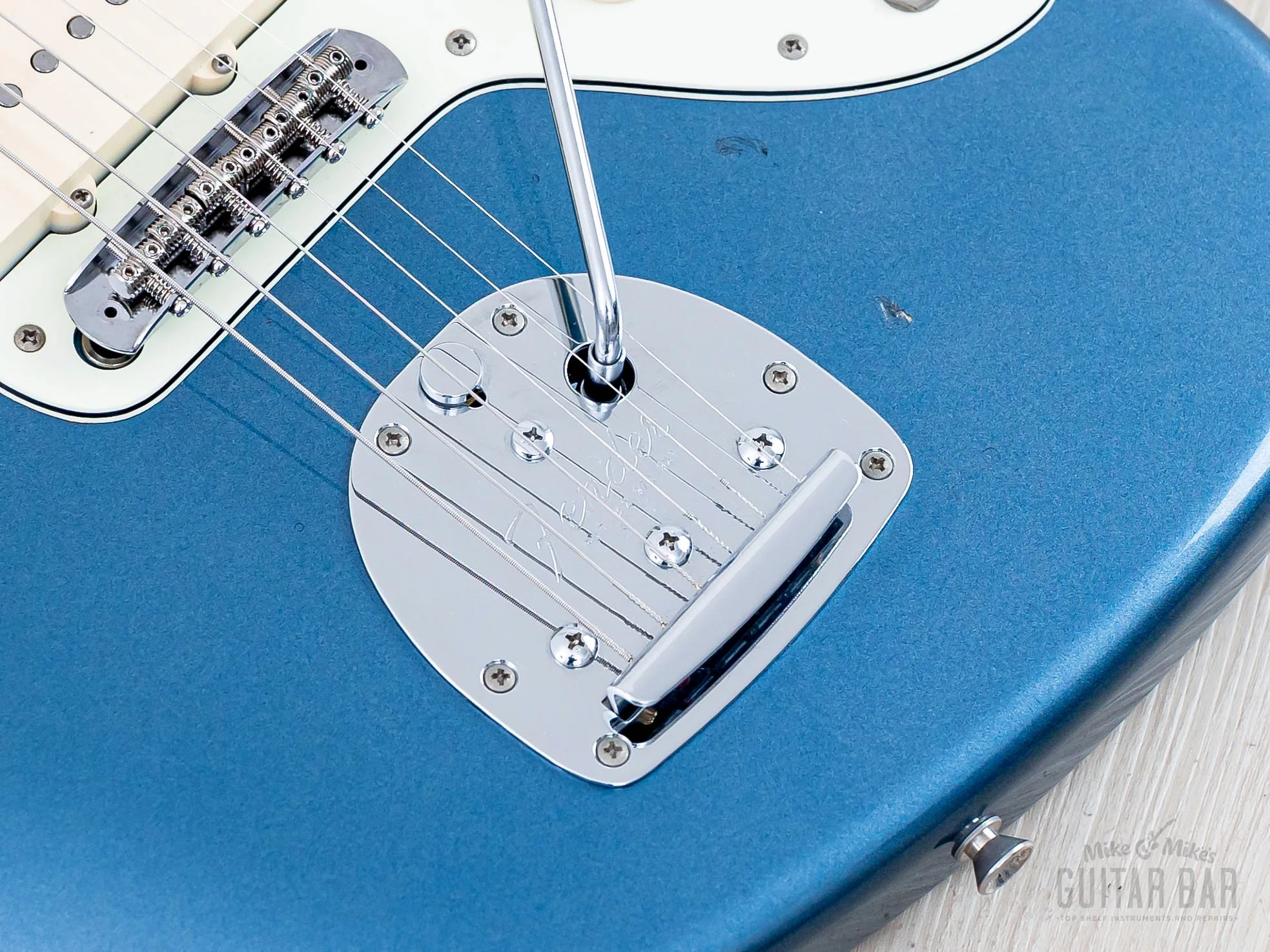 2009 Fender Jazzmaster '62 Vintage Reissue JM66/MH Lake Placid Blue + Headstock, Japan MIJ - Image 8