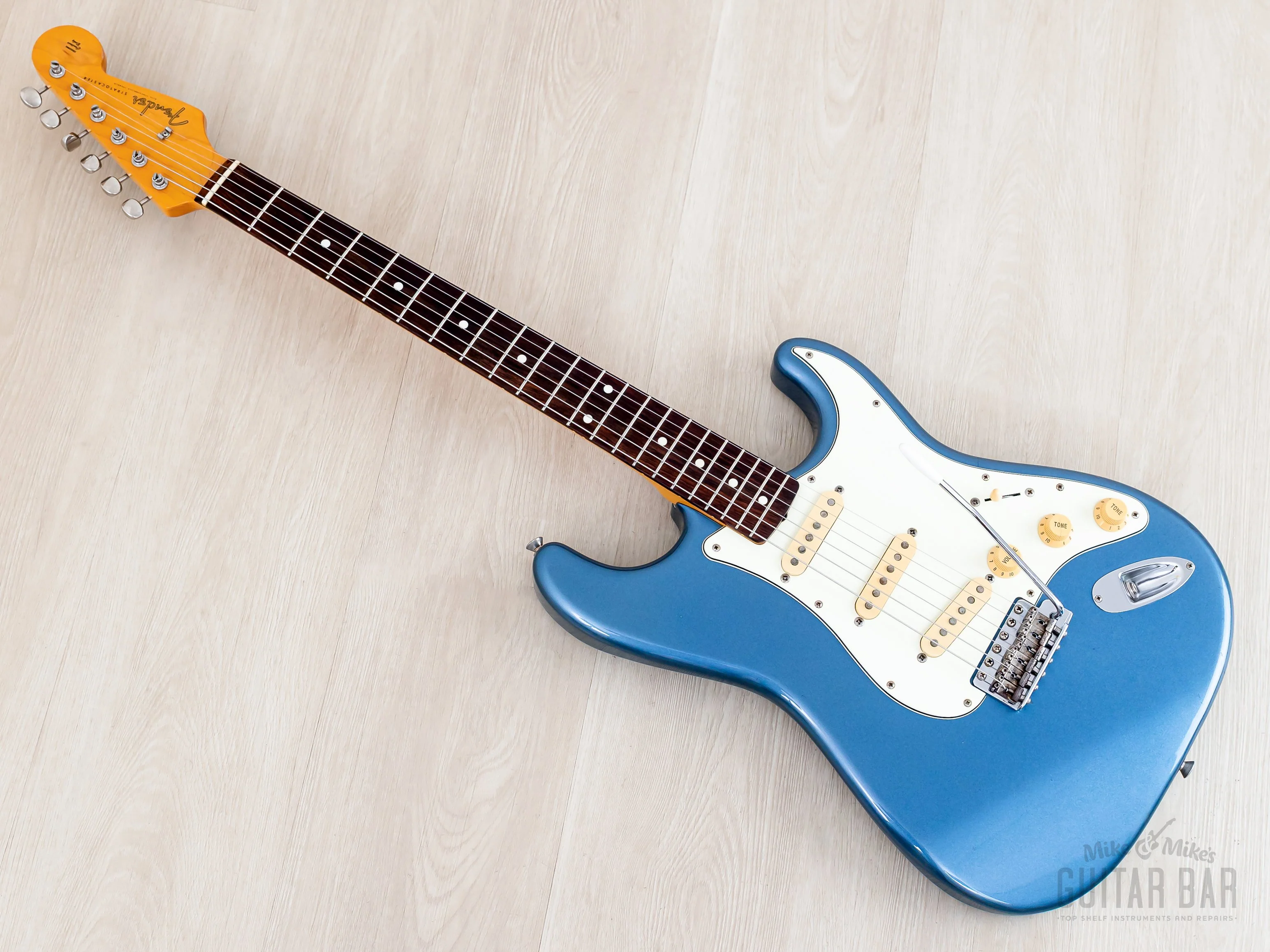 2009 Fender Stratocaster ‘62 Vintage Reissue ST62 Lake Placid Blue, Japan MIJ - Image 12