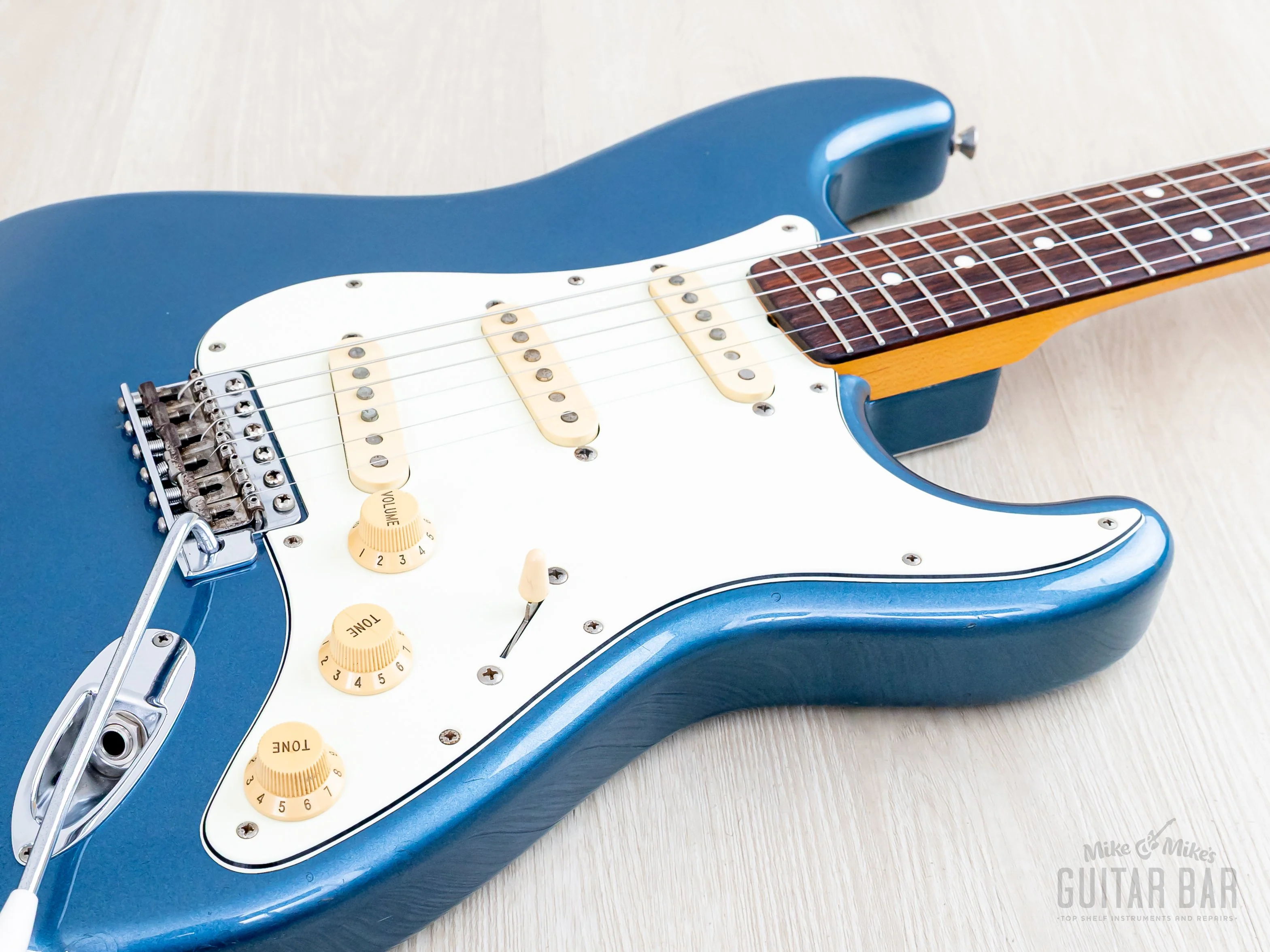 2009 Fender Stratocaster ‘62 Vintage Reissue ST62 Lake Placid Blue, Japan MIJ - Image 6