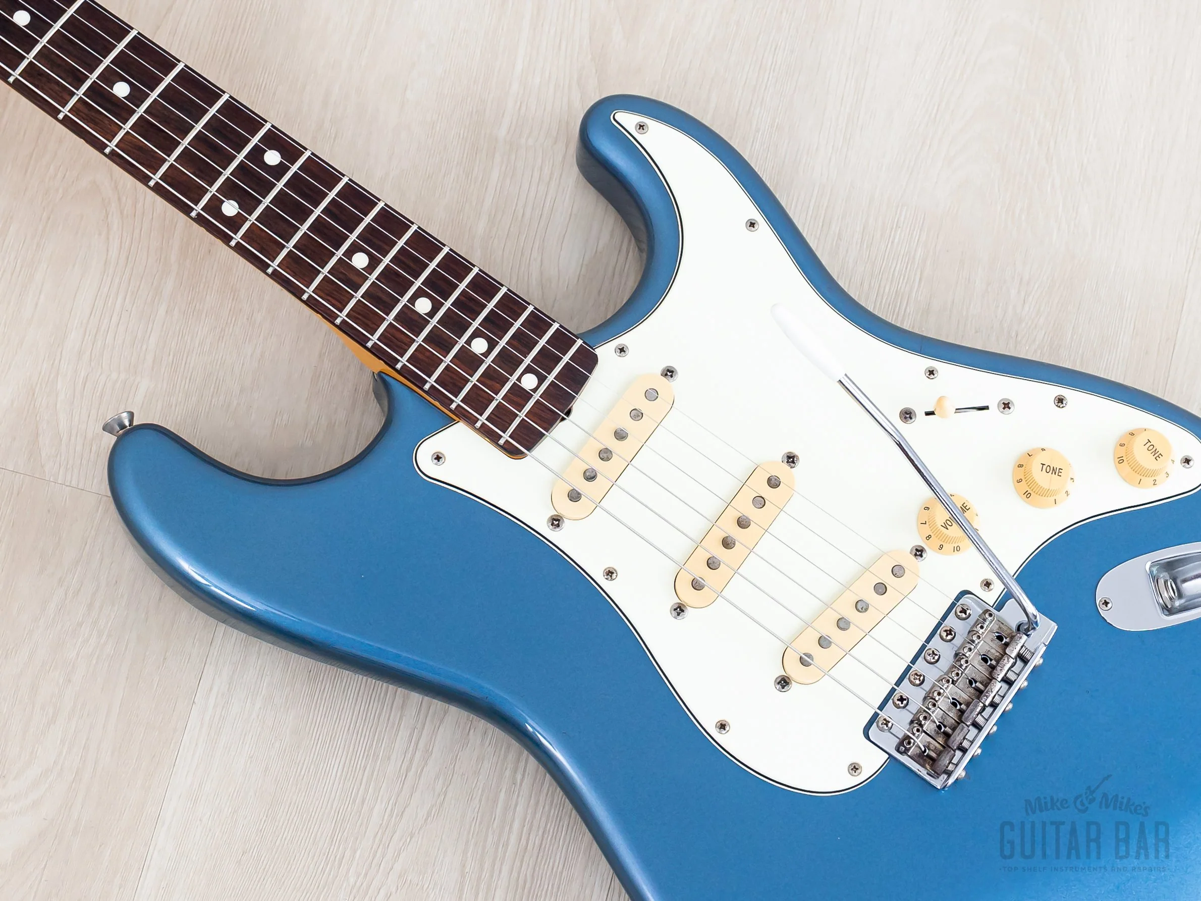 2009 Fender Stratocaster ‘62 Vintage Reissue ST62 Lake Placid Blue, Japan MIJ - Image 7