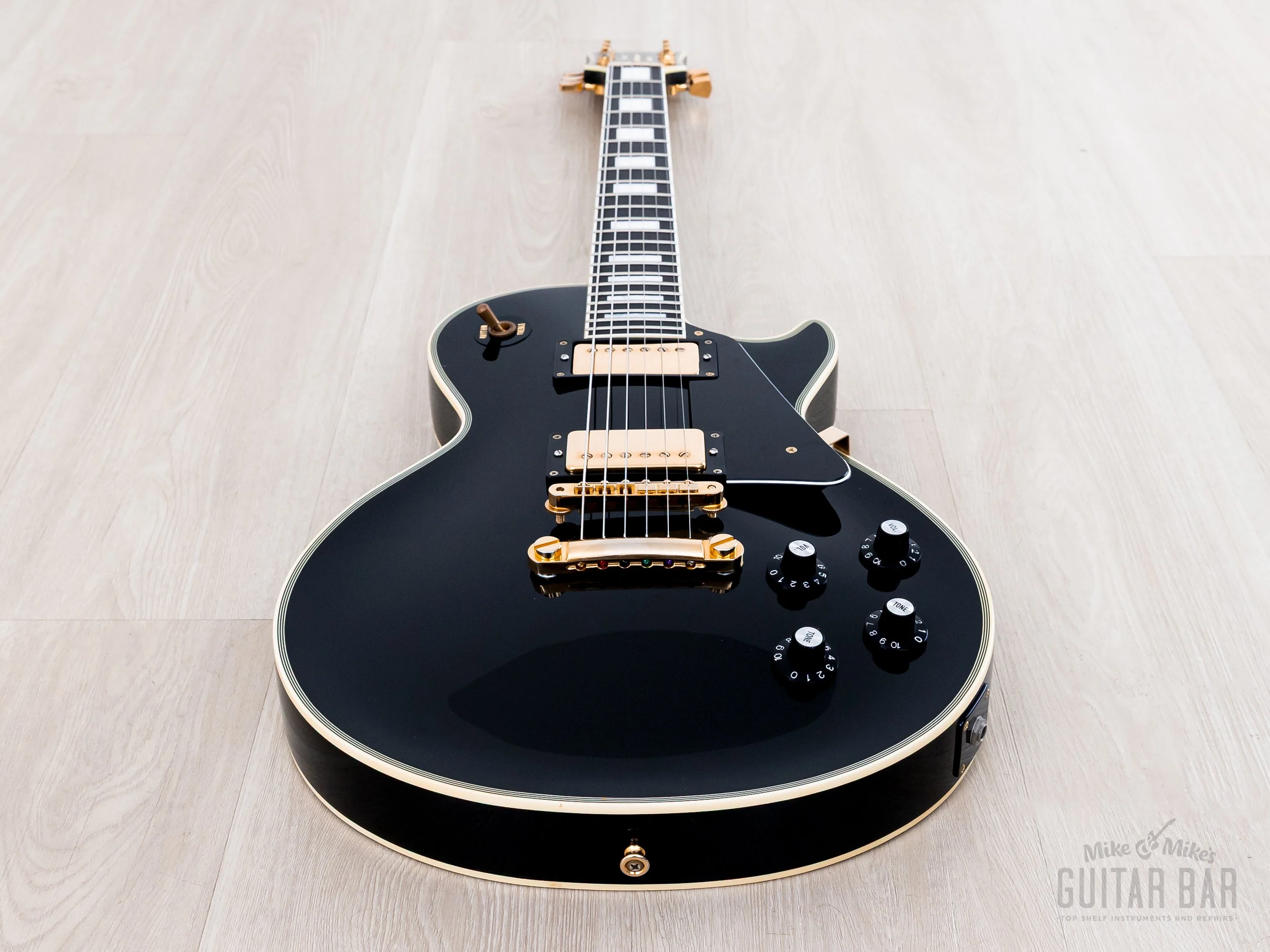 2010 Edwards by ESP E-LP-92CD Custom Black Beauty w/ Seymour Duncan USA Pickups, Japan - Image 10
