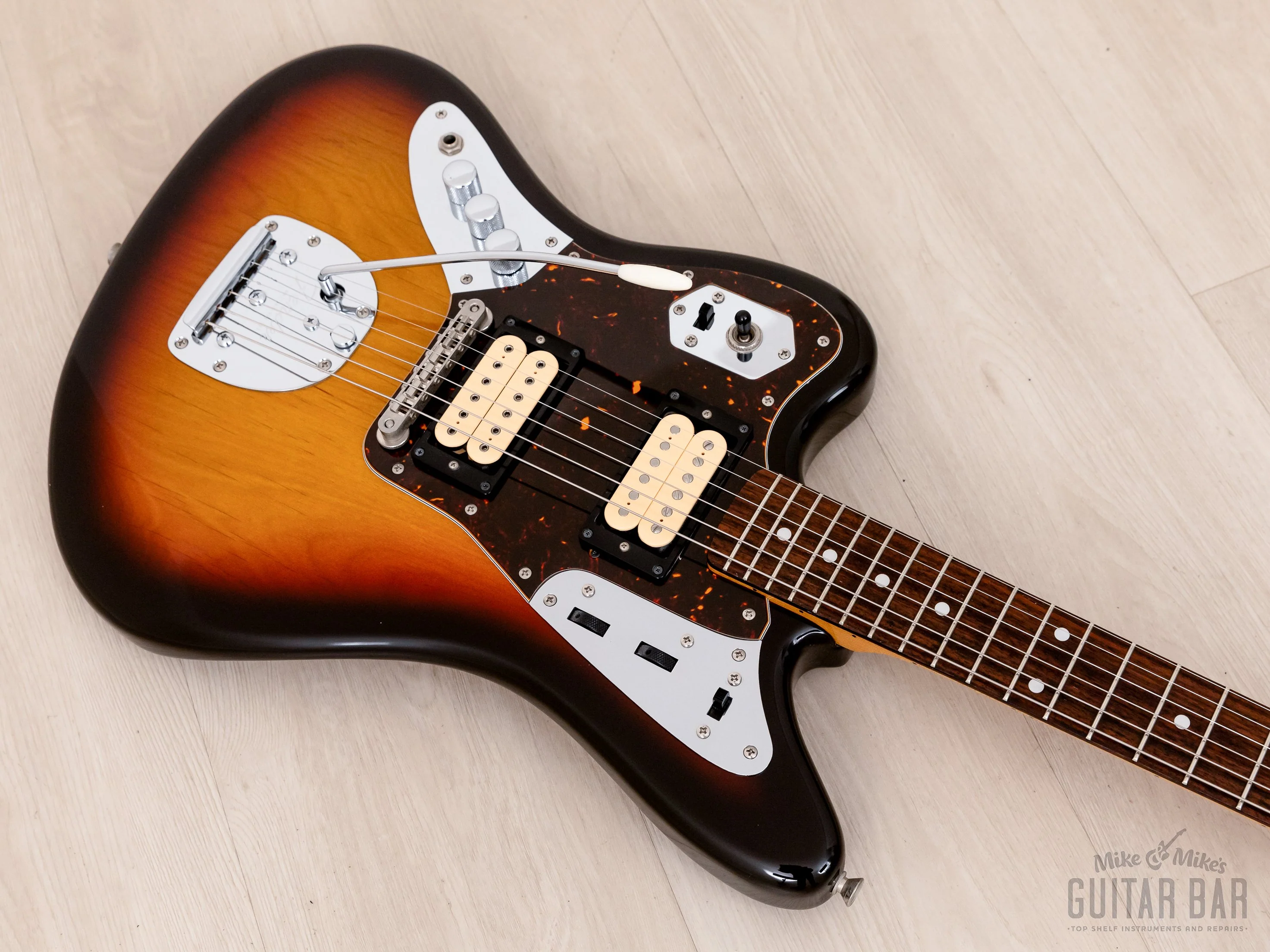 2010 Fender Jaguar HH Kurt Cobain HJG-66KC VI Ikebe Limited Model, Left-Handed w/ USA Dimarzio Pickups, Japan MIJ - Image 8