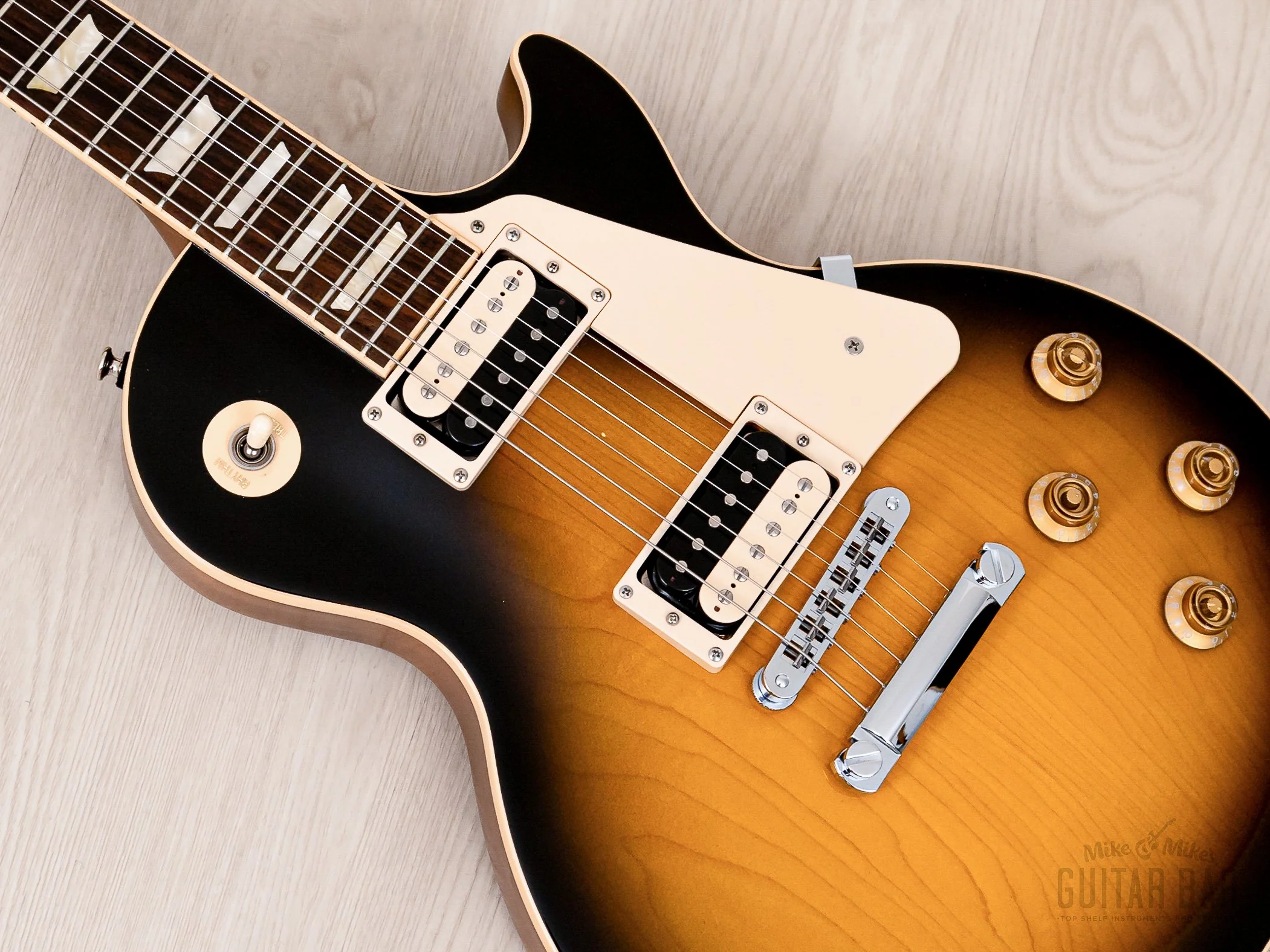 2010 Gibson Les Paul Traditional Pro Guitar Center Exclusive Vintage Sunburst w/ Case - Image 7
