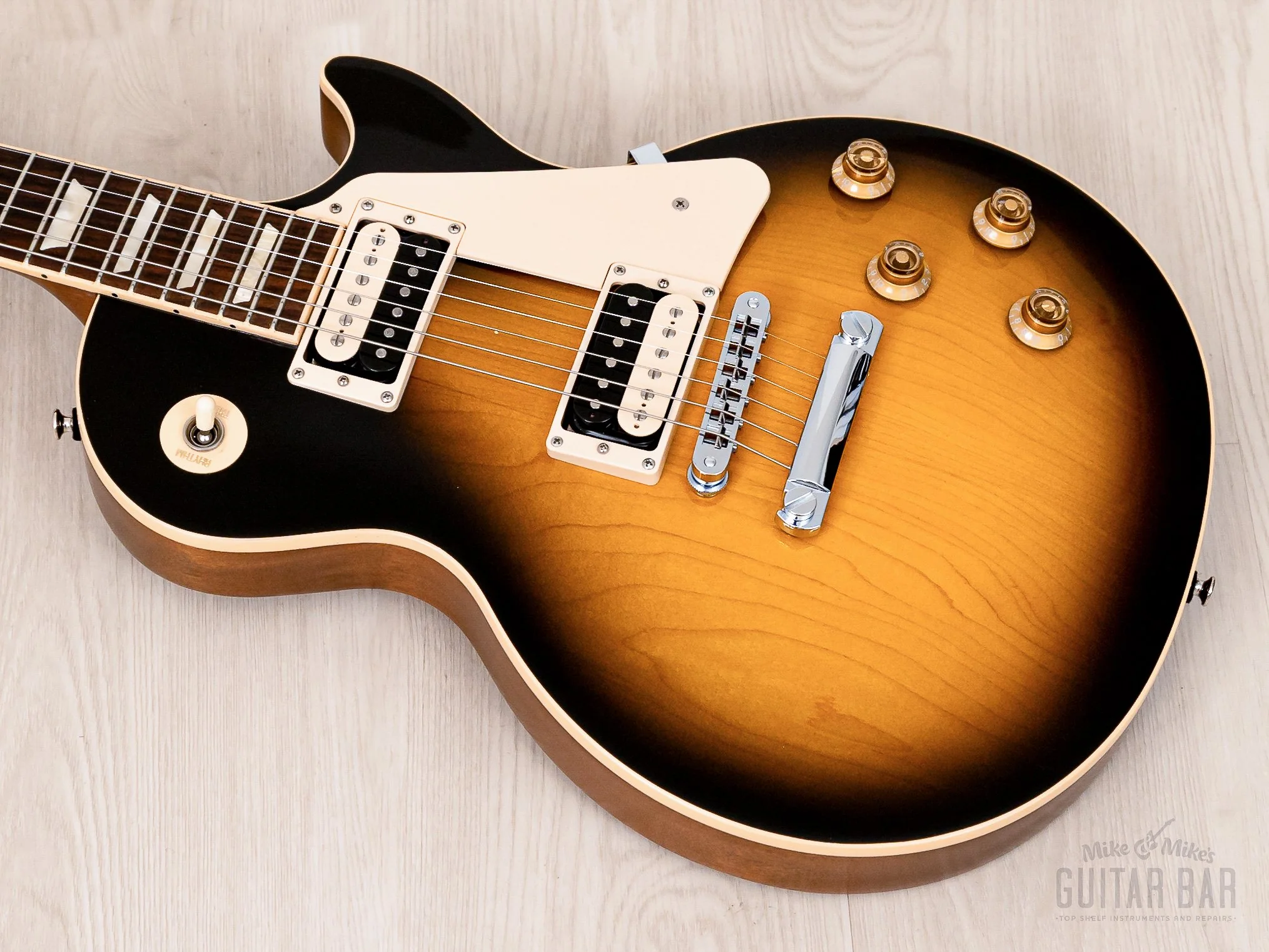 2010 Gibson Les Paul Traditional Pro Guitar Center Exclusive Vintage Sunburst w/ Case - Image 9