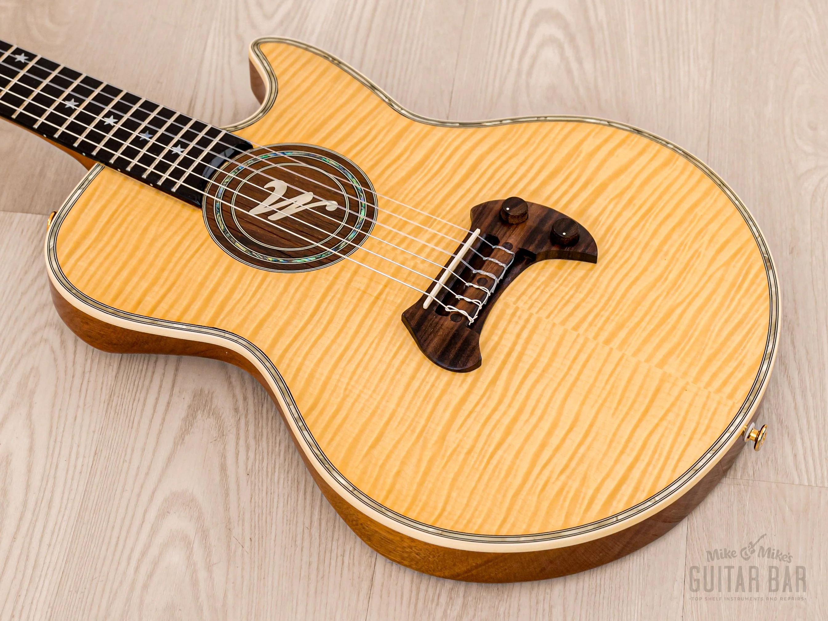 2010 Guyatone Nobuhiro Mine Signature EG-2100M Acoustic Electric Nylon String Classical w/ Case, Tags - Image 10