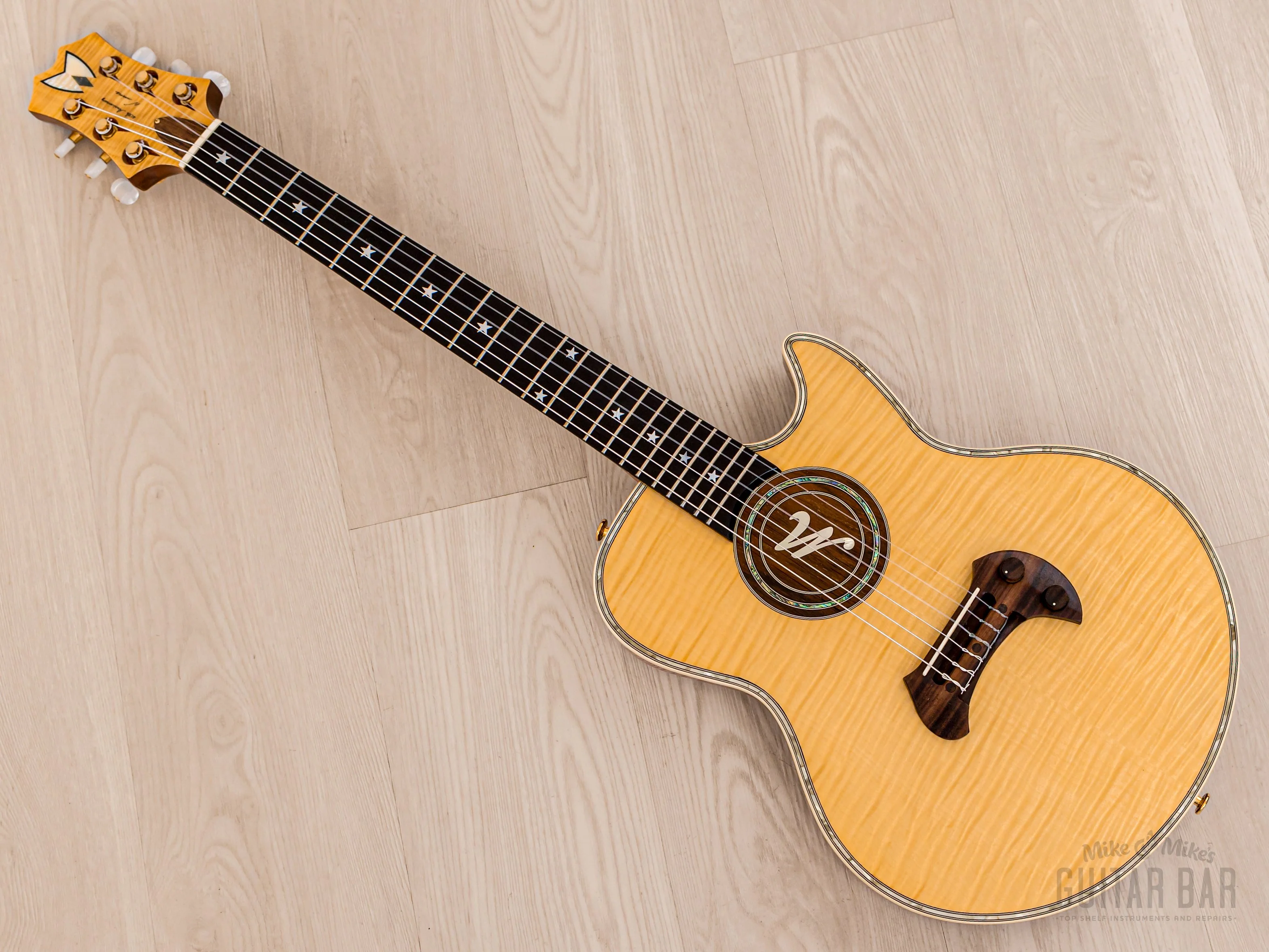 2010 Guyatone Nobuhiro Mine Signature EG-2100M Acoustic Electric Nylon String Classical w/ Case, Tags - Image 12