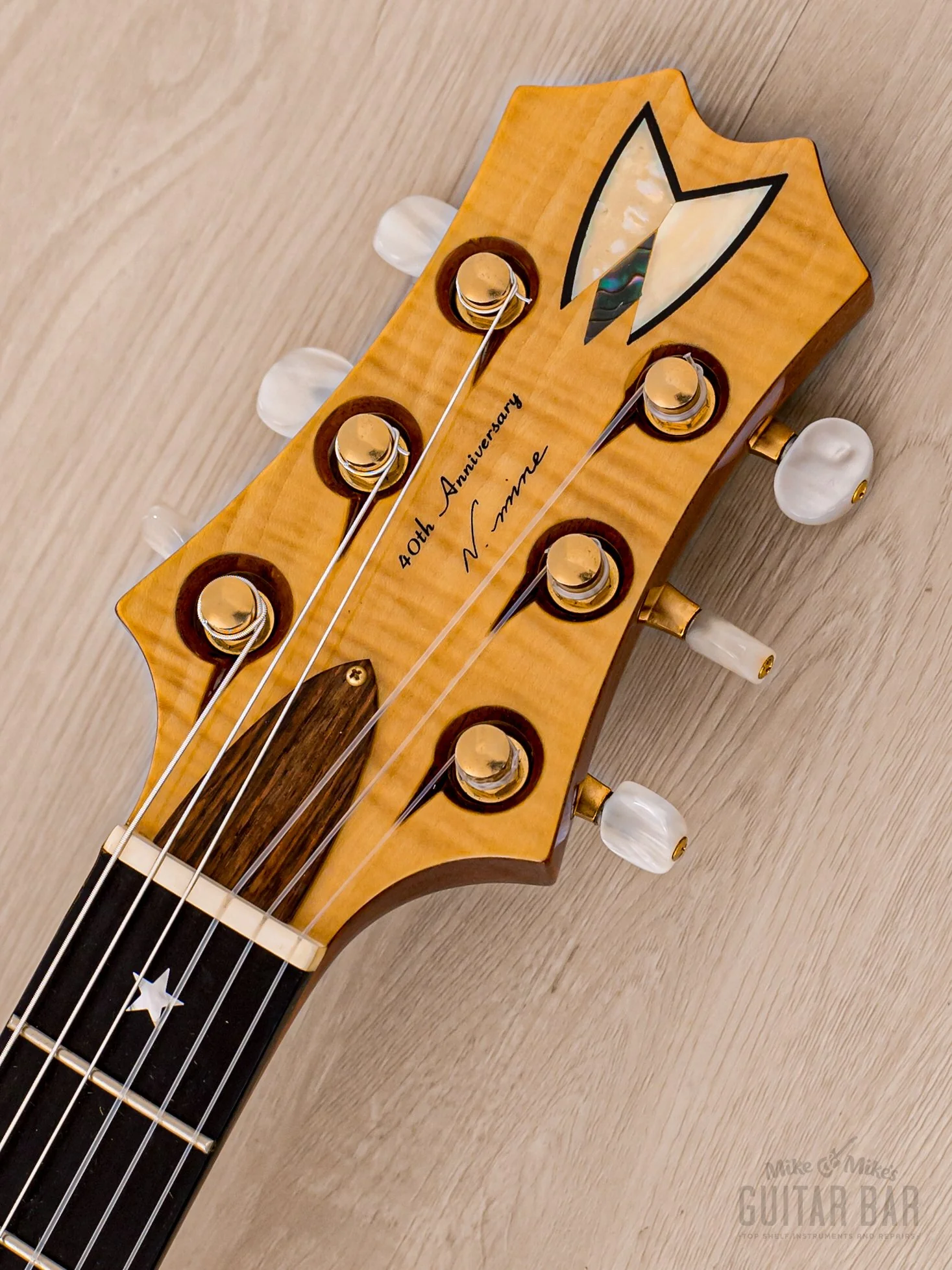 2010 Guyatone Nobuhiro Mine Signature EG-2100M Acoustic Electric Nylon String Classical w/ Case, Tags - Image 4