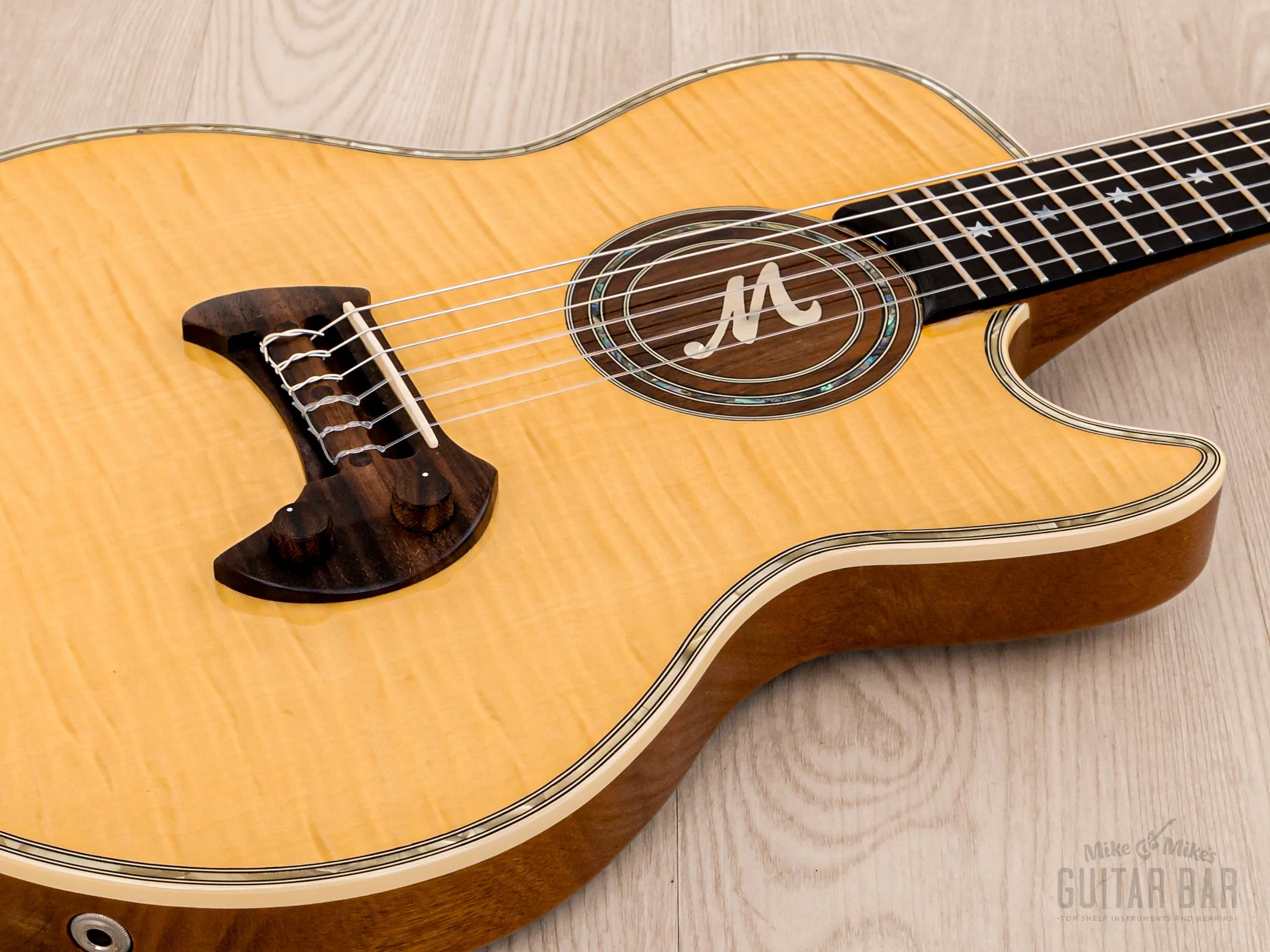 2010 Guyatone Nobuhiro Mine Signature EG-2100M Acoustic Electric Nylon String Classical w/ Case, Tags - Image 6