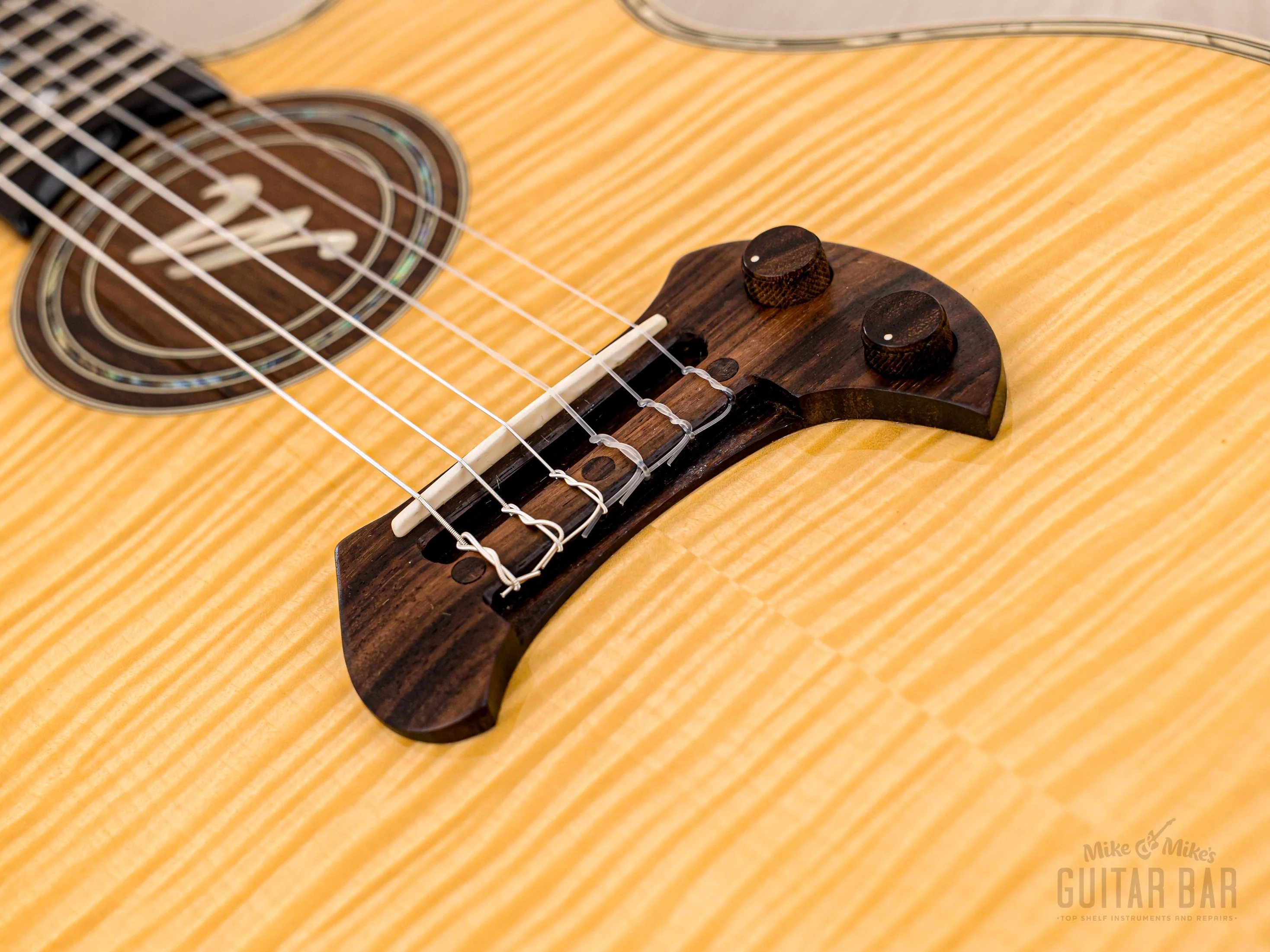 2010 Guyatone Nobuhiro Mine Signature EG-2100M Acoustic Electric Nylon String Classical w/ Case, Tags - Image 8