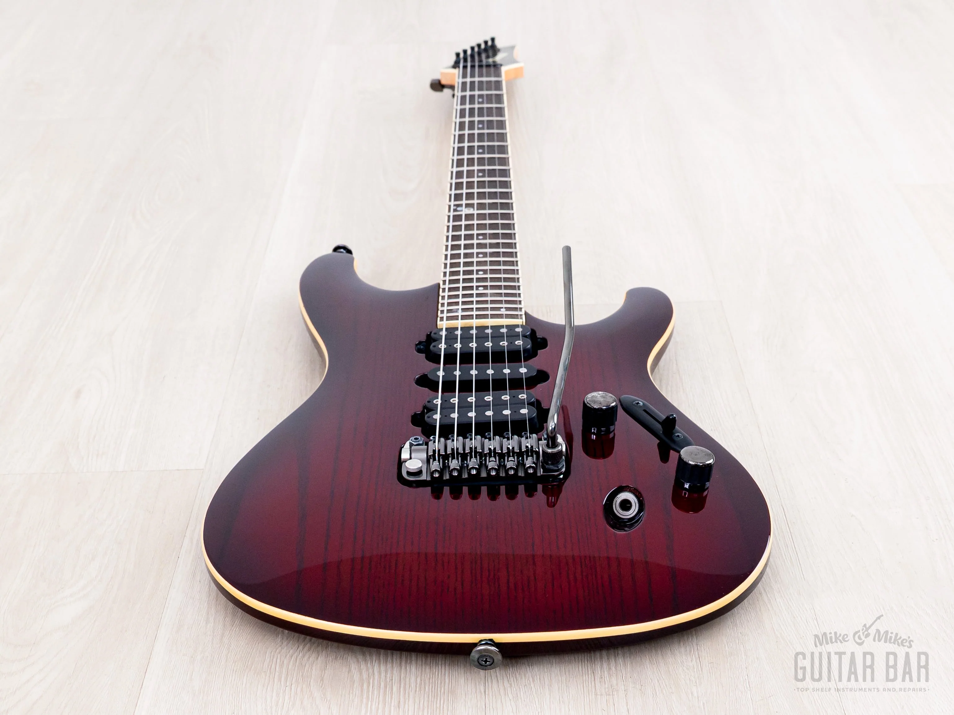 2010 Ibanez Prestige SV5470A HSH Crimson Wine w/ Case - Image 11