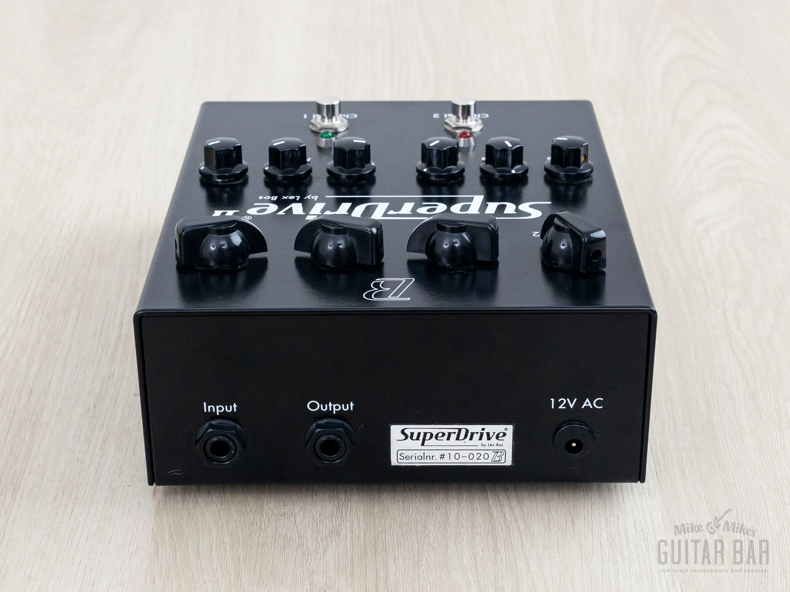 2010 Lex Bos SuperDrive II Tube-Driven Hand-Wired 2 Channel Overdrive Guitar Effects Pedal - Image 3