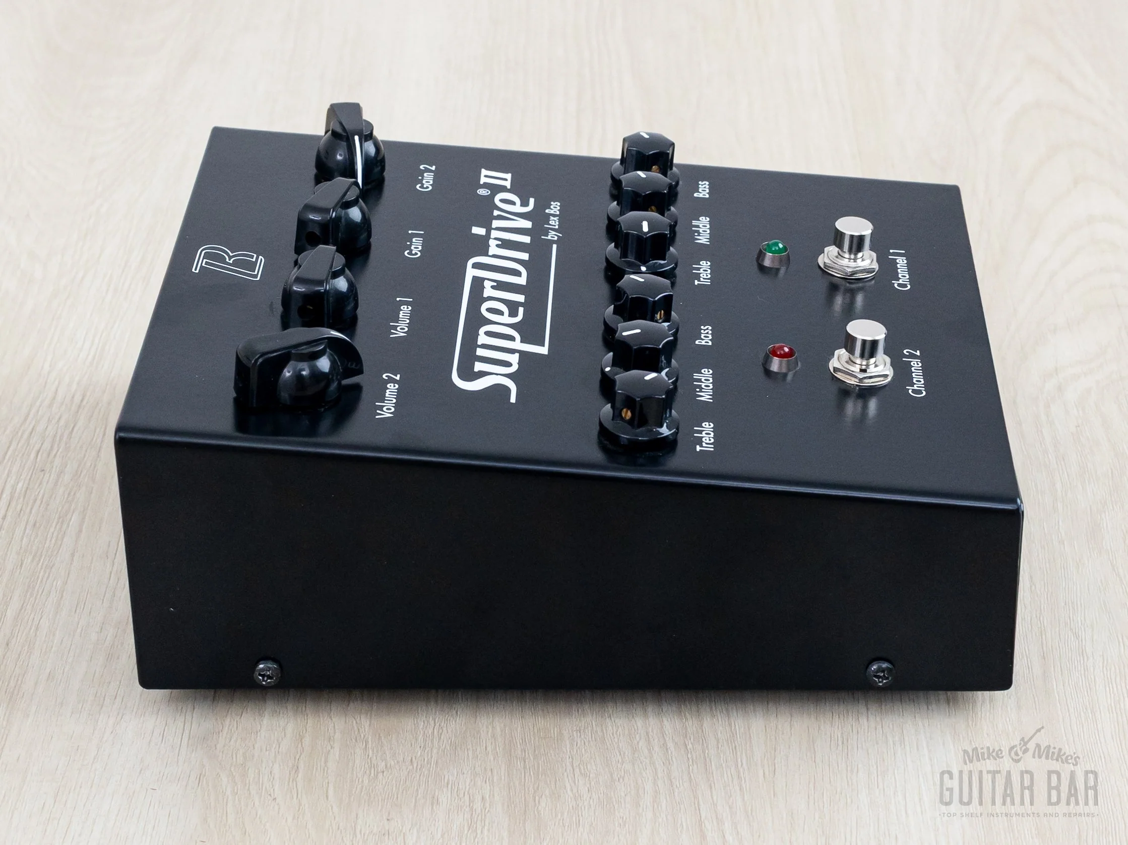 2010 Lex Bos SuperDrive II Tube-Driven Hand-Wired 2 Channel Overdrive Guitar Effects Pedal - Image 4