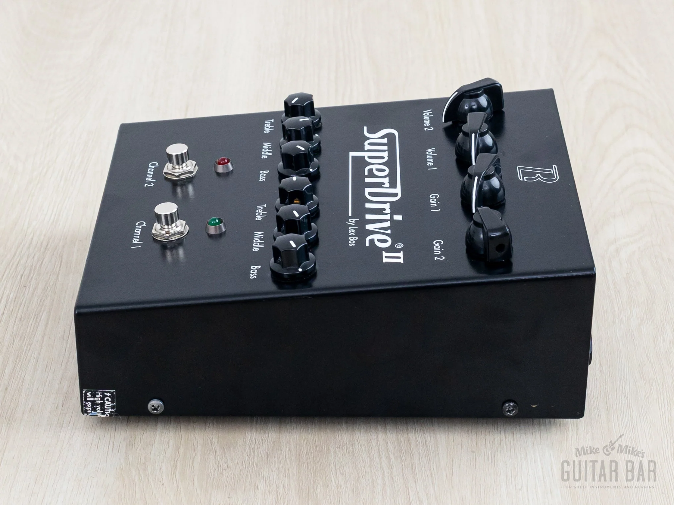 2010 Lex Bos SuperDrive II Tube-Driven Hand-Wired 2 Channel Overdrive Guitar Effects Pedal - Image 5