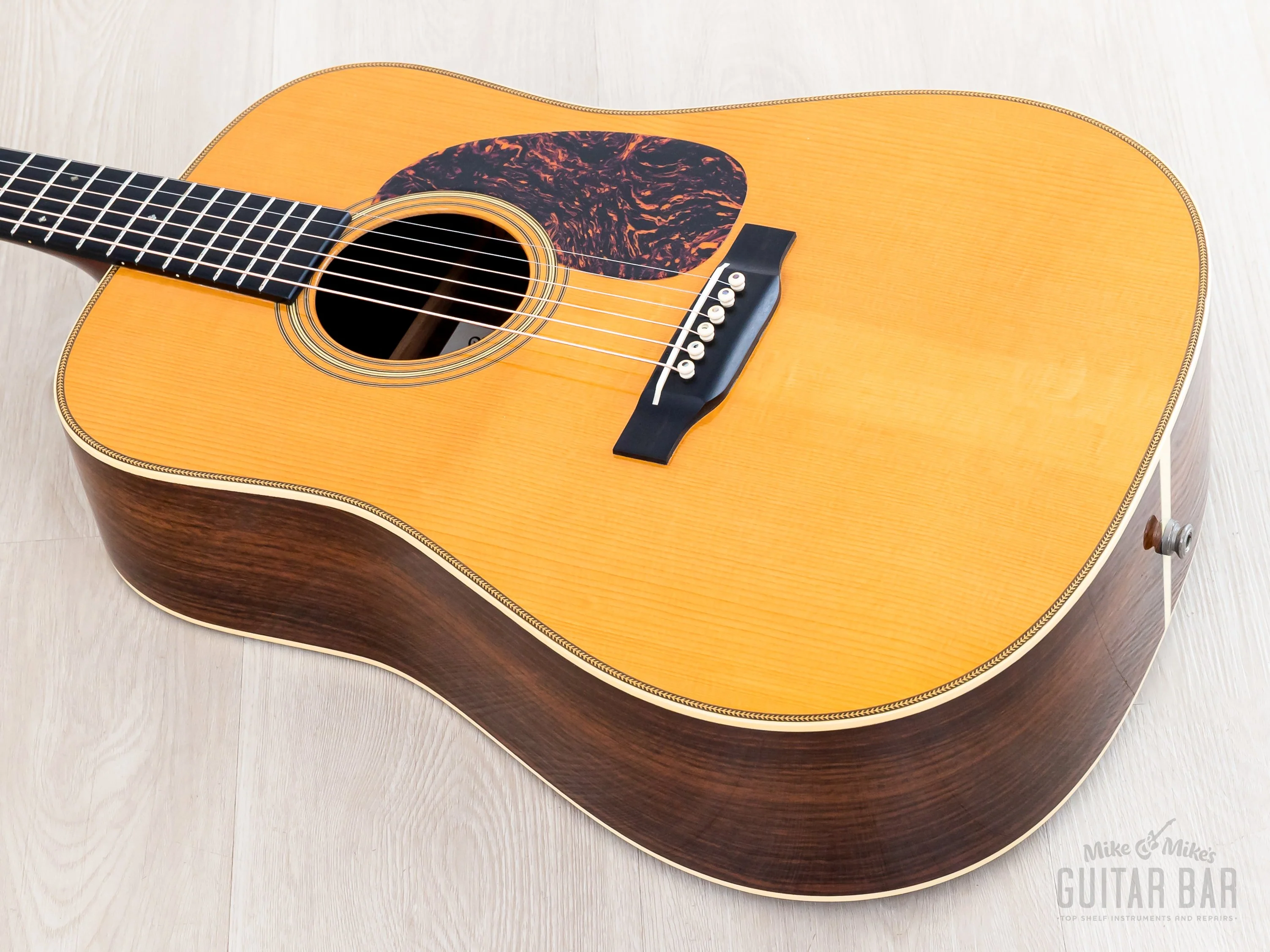 2010 Martin D-28 Marquis Herringbone Dreadnought Pre-War-Spec Adirondack Top, Near-Mint w/ Case & Tags - Image 12