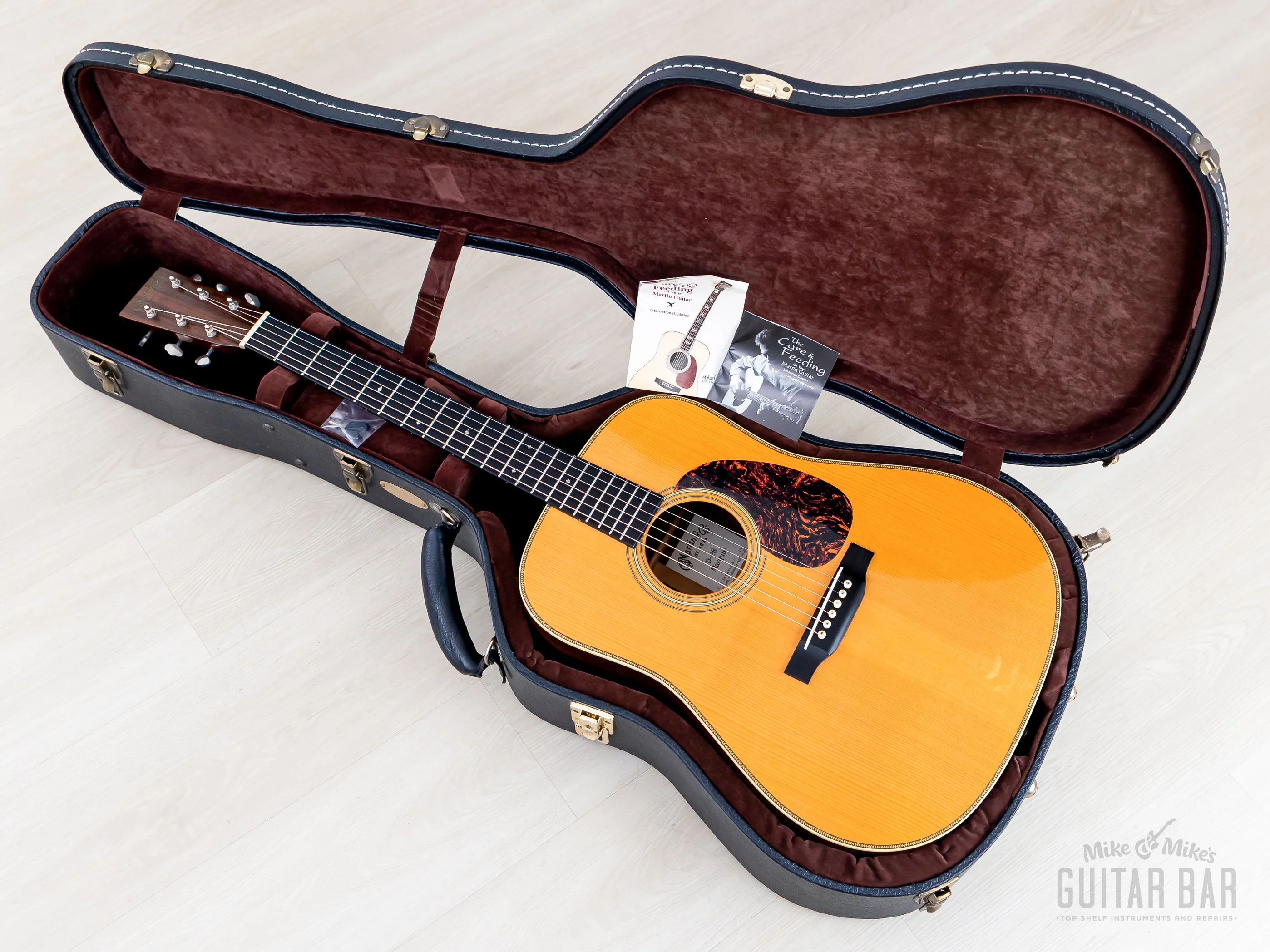 2010 Martin D-28 Marquis Herringbone Dreadnought Pre-War-Spec Adirondack Top, Near-Mint w/ Case & Tags - Image 21